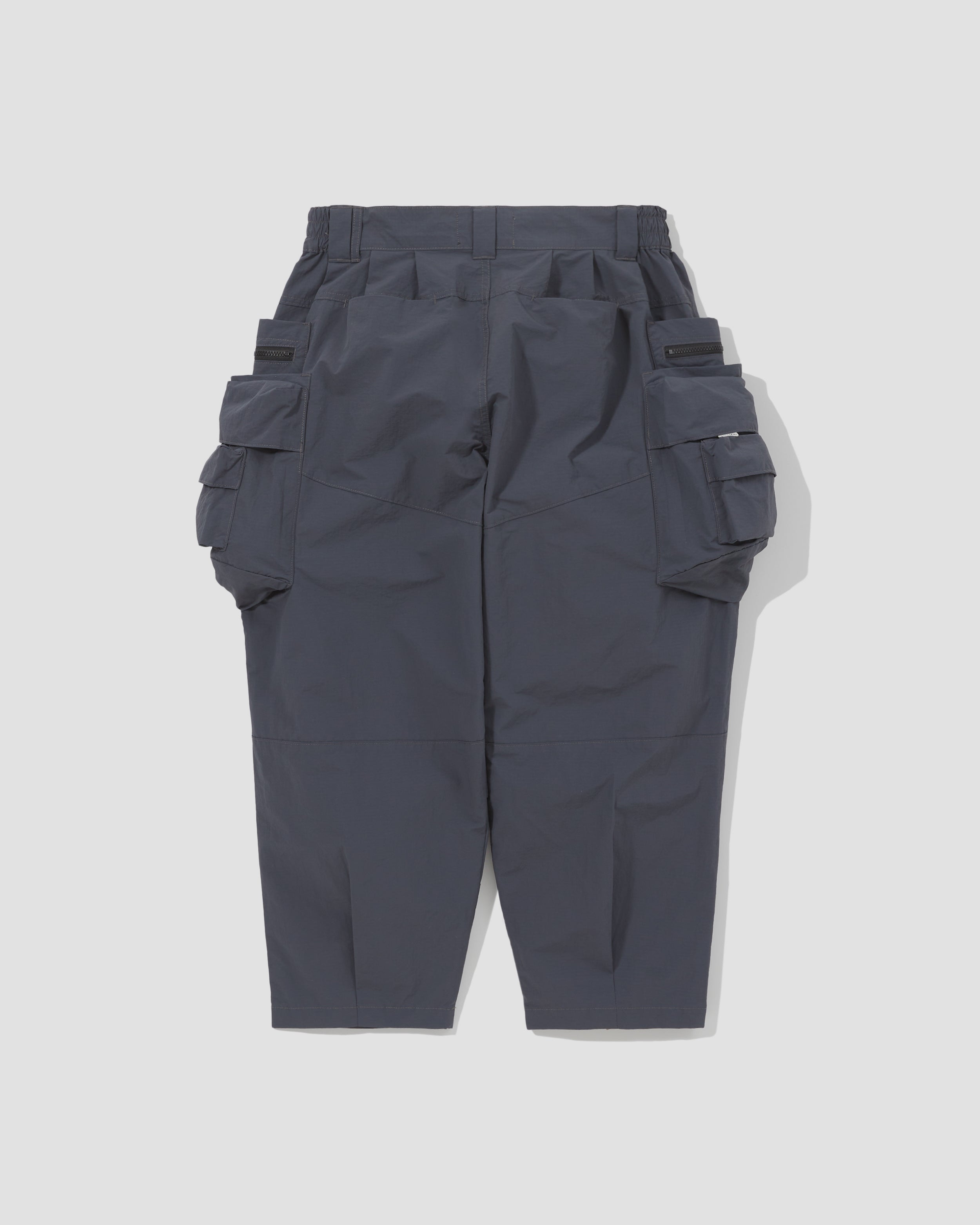 Patch Pockets Utility Pants - Steel Blue