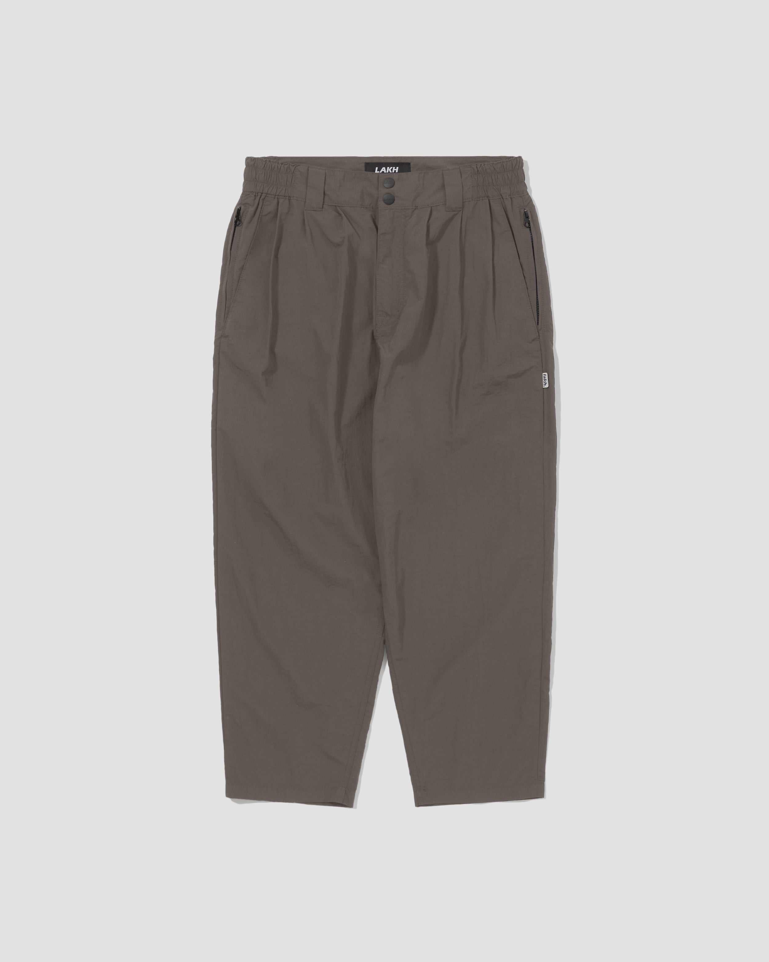Lightweight Baggy Tapered Pants - Ash