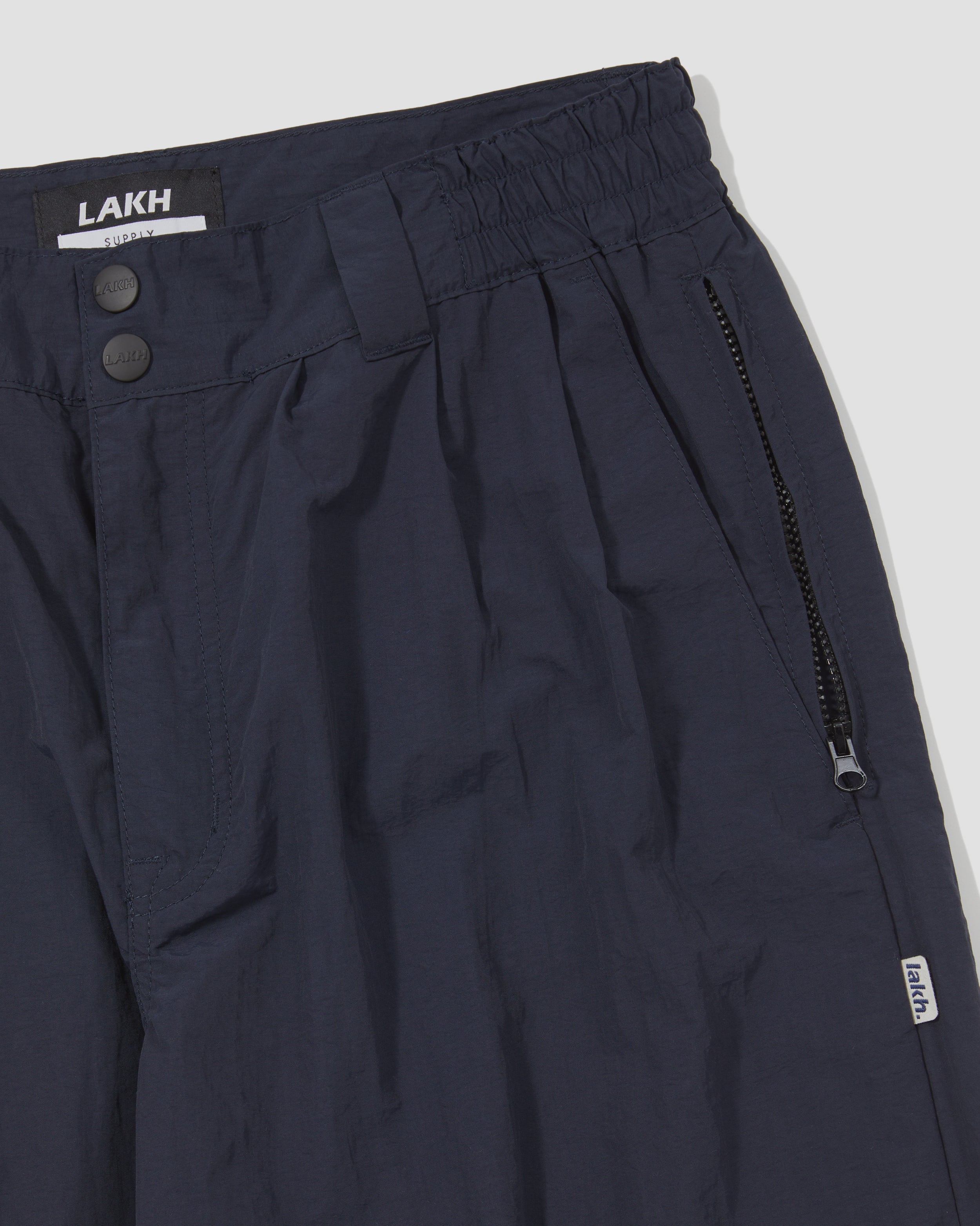 Lightweight Baggy Tapered Pants - Navy
