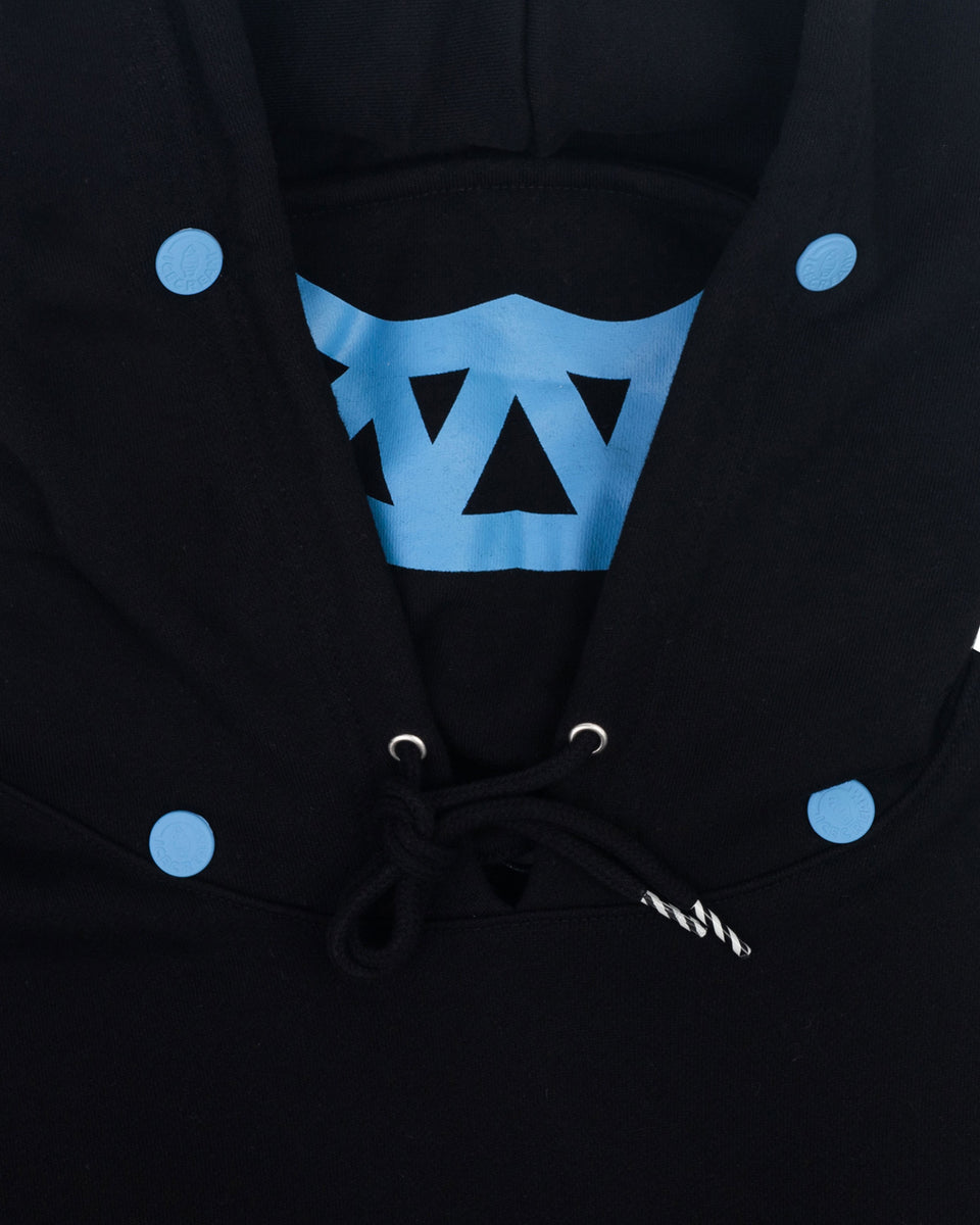 ICECREAM Overlap Hoodie Black LAKH