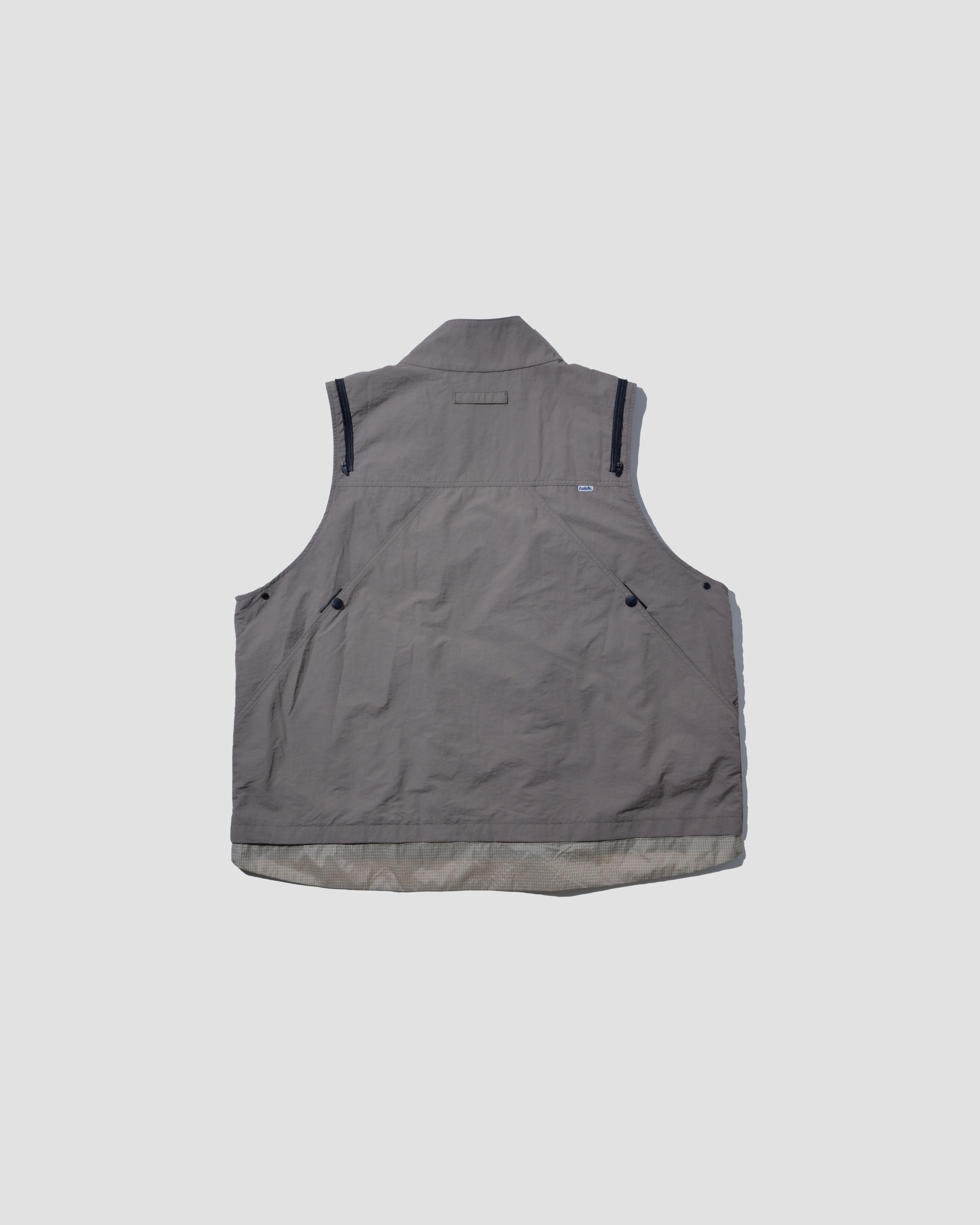 Double-way Detachable Vest Jacket - Khaki