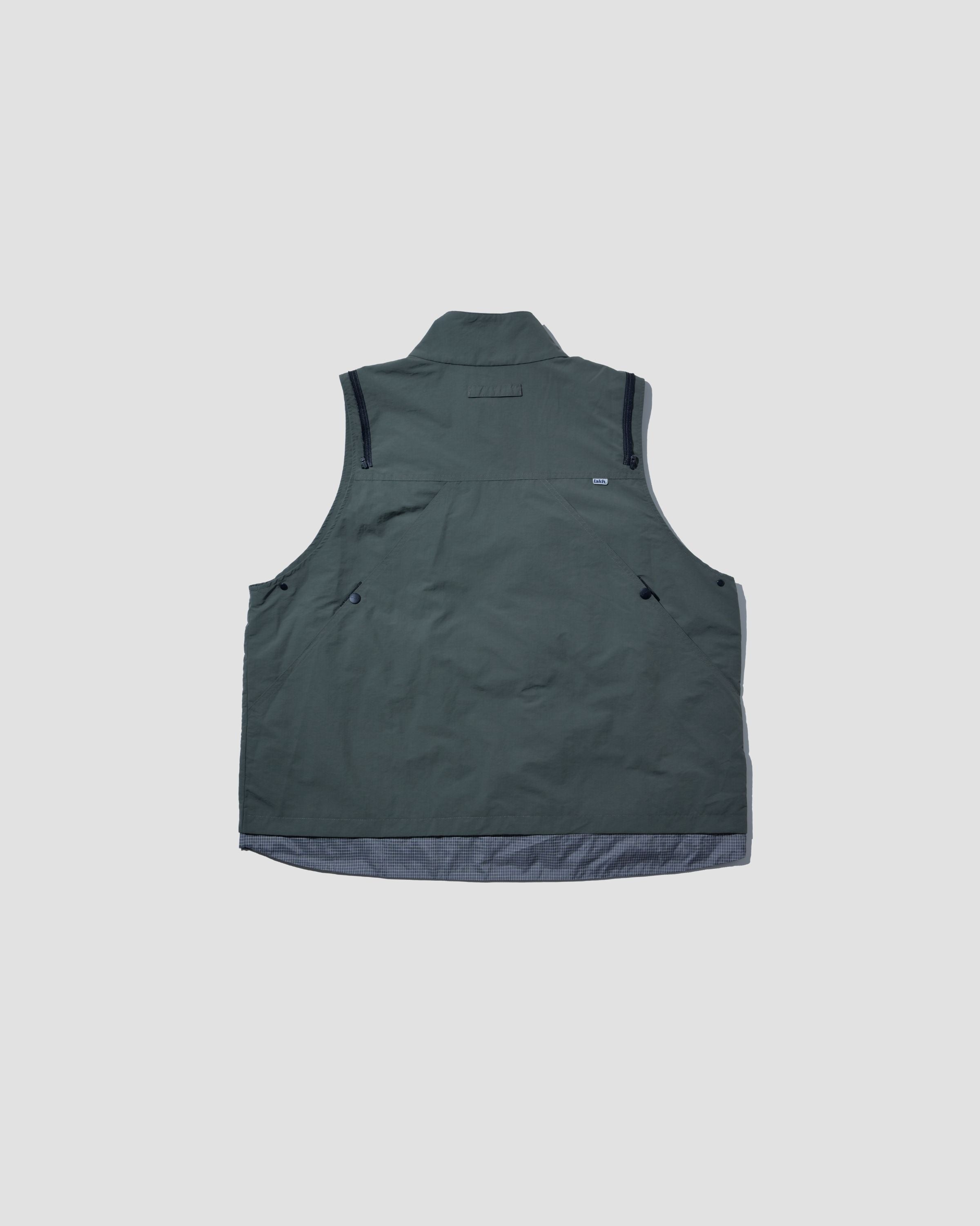 Double-way Detachable Vest Jacket - Army Green