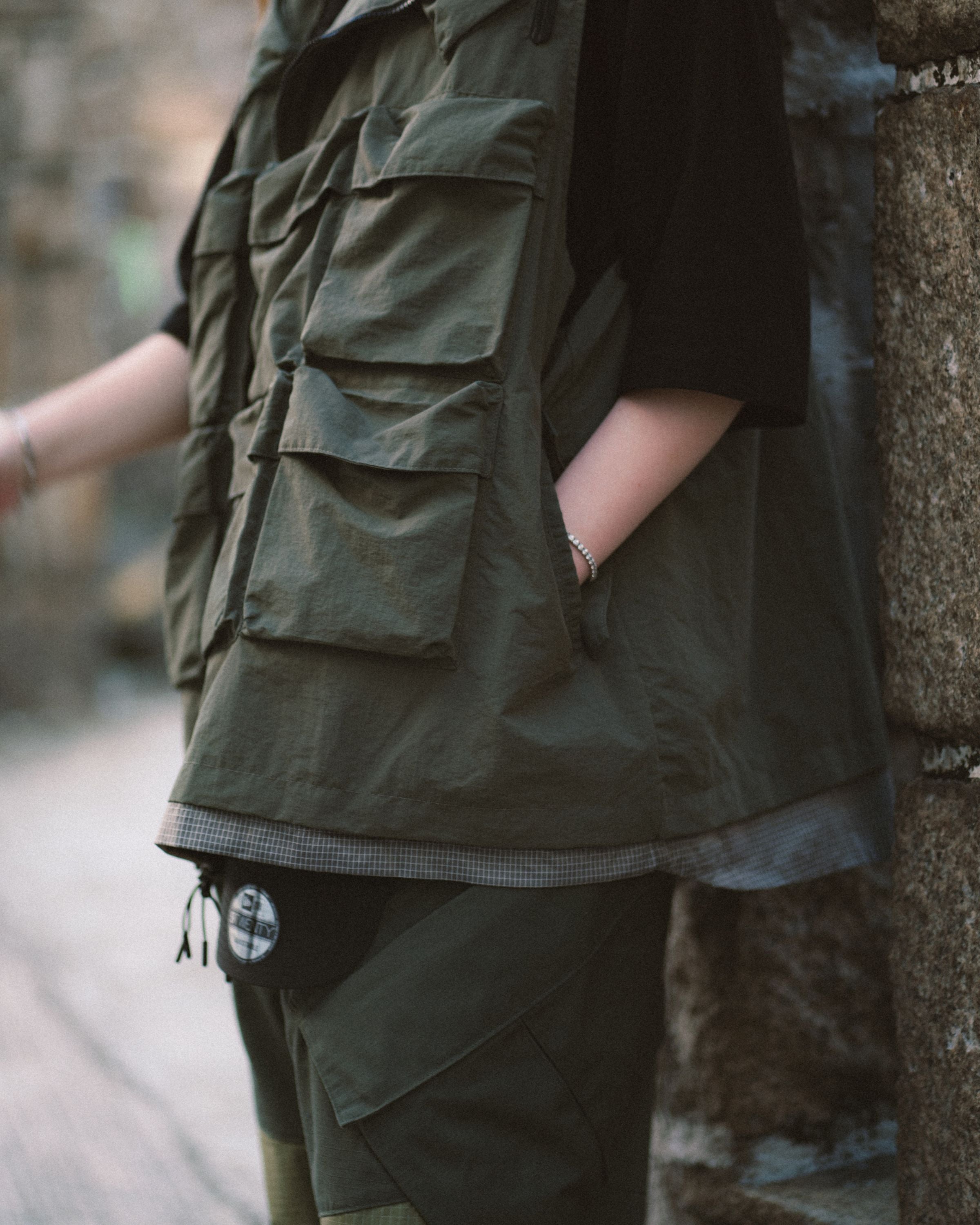 Big Pocket In Pockets Ripstop Cargo Pants - Navy