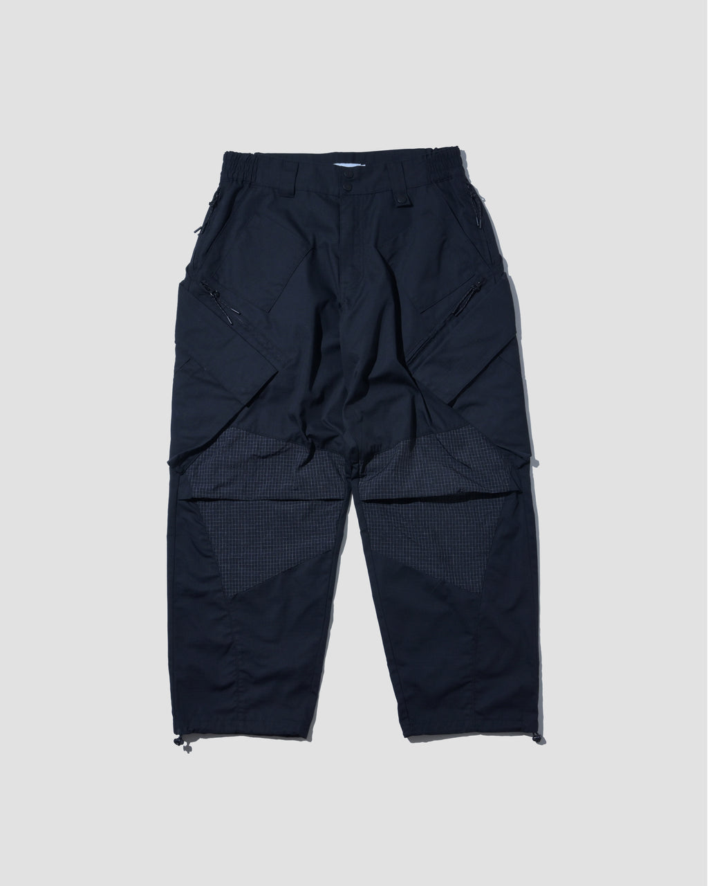 Big Pocket In Pockets Ripstop Cargo Pants - Black