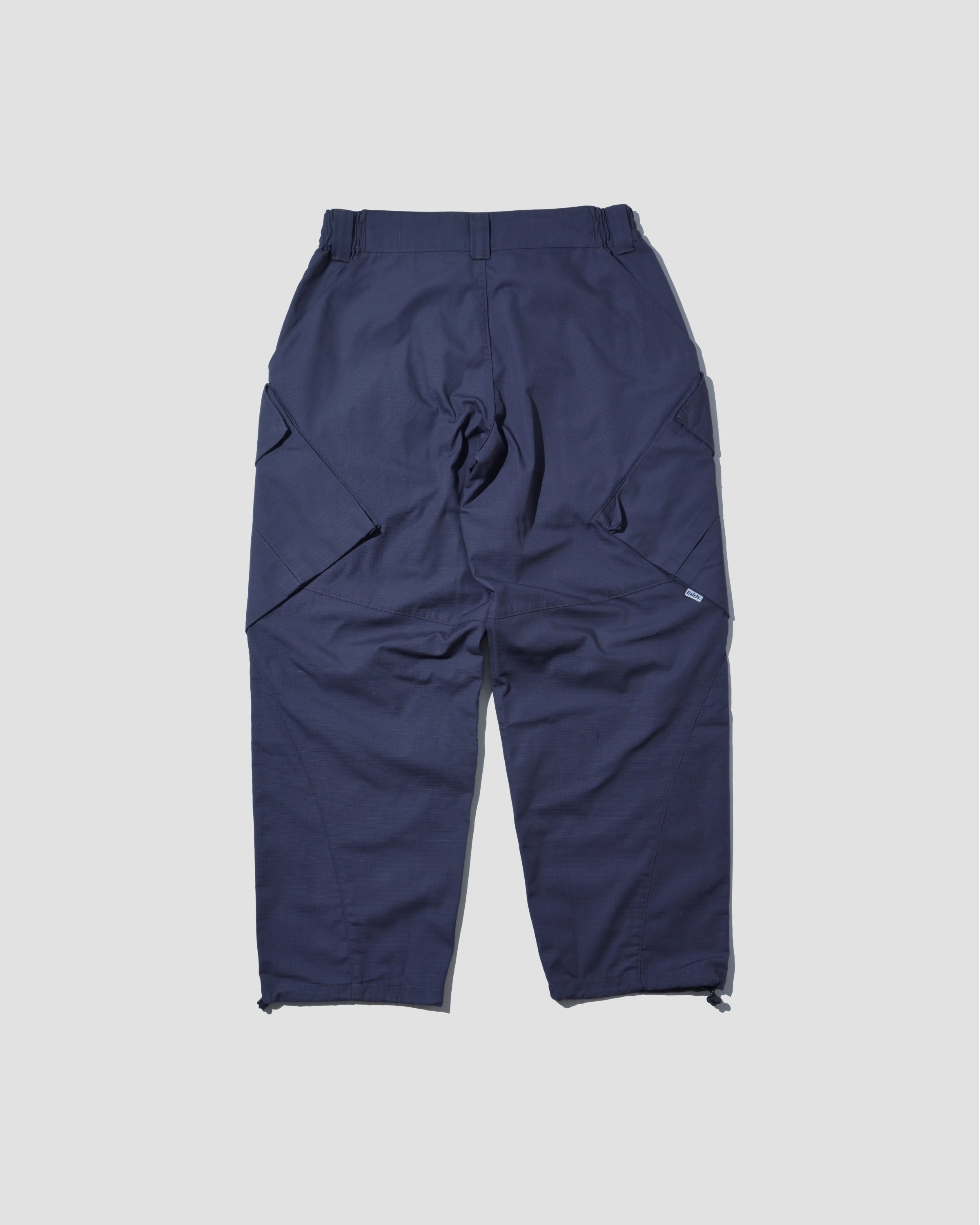 Big Pocket In Pockets Ripstop Cargo Pants - Grey