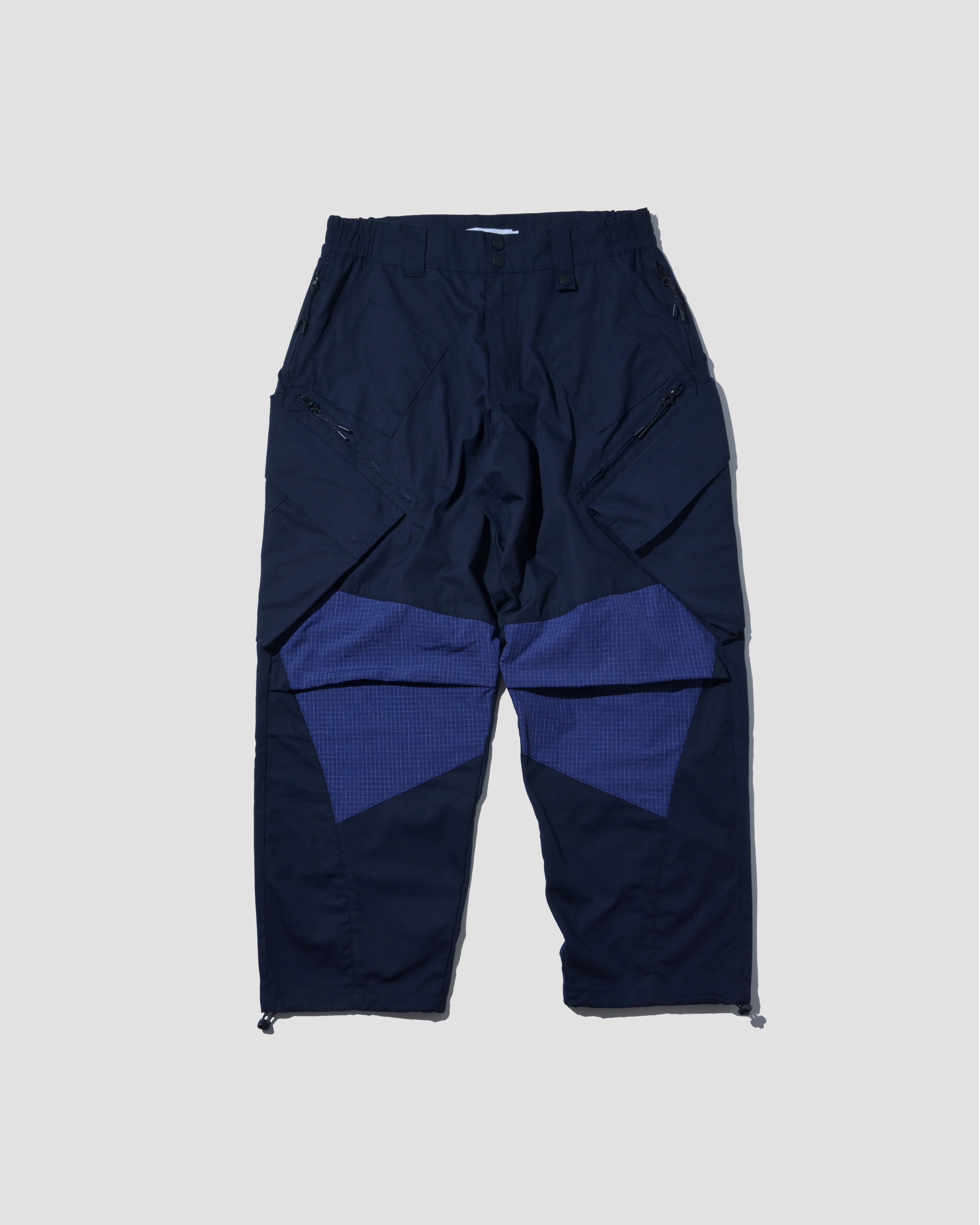 Big Pocket In Pockets Ripstop Cargo Pants - Navy