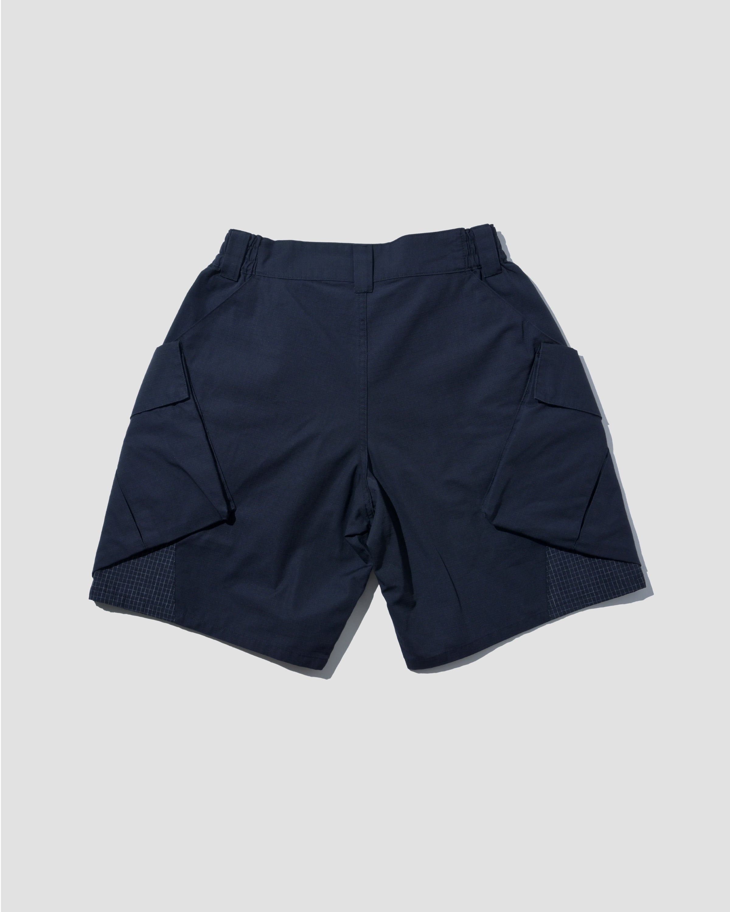 Big Pocket In Pockets Ripstop Cargo Shorts - Black