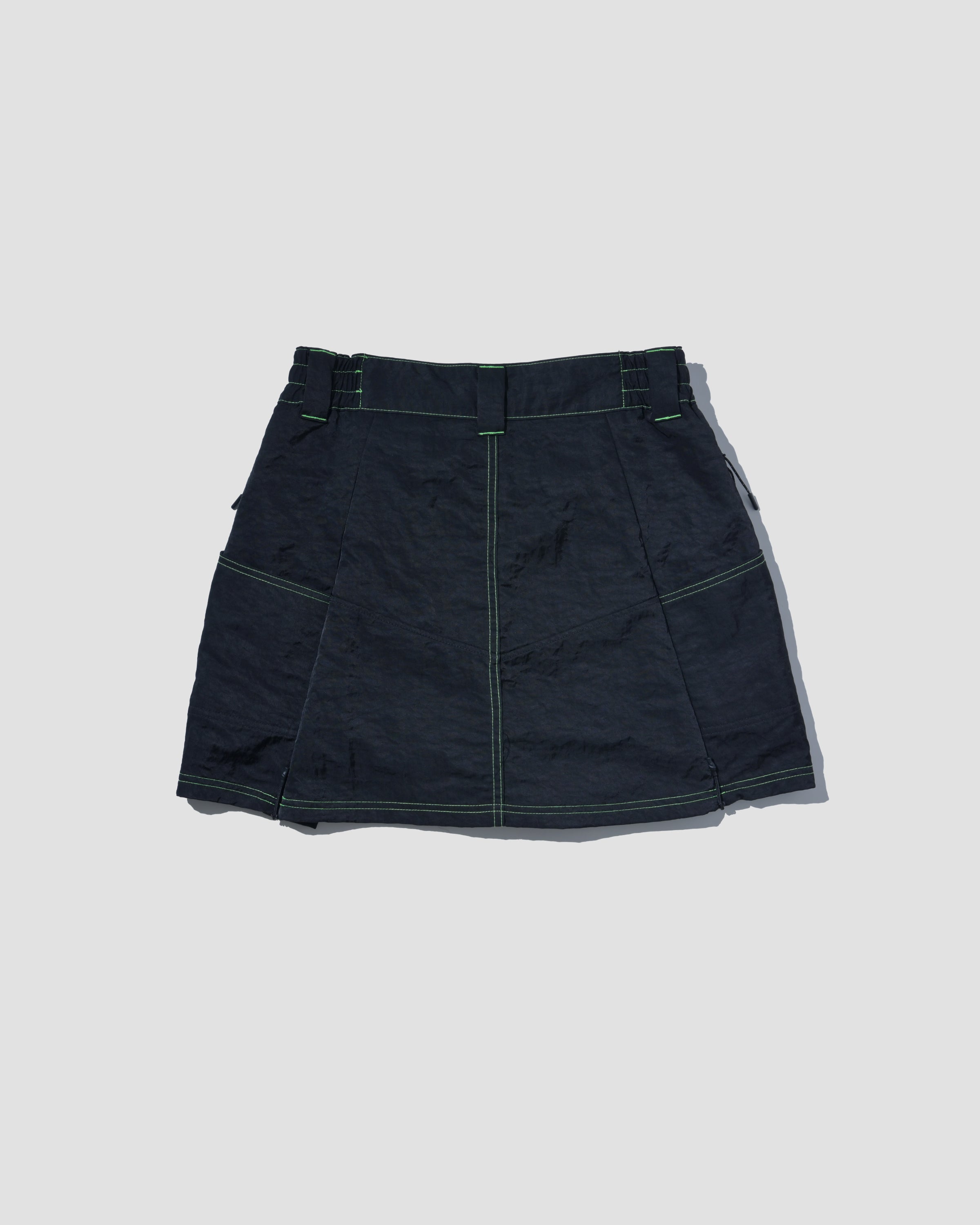 Big Pocket in pockets Cargo Skirt - Black