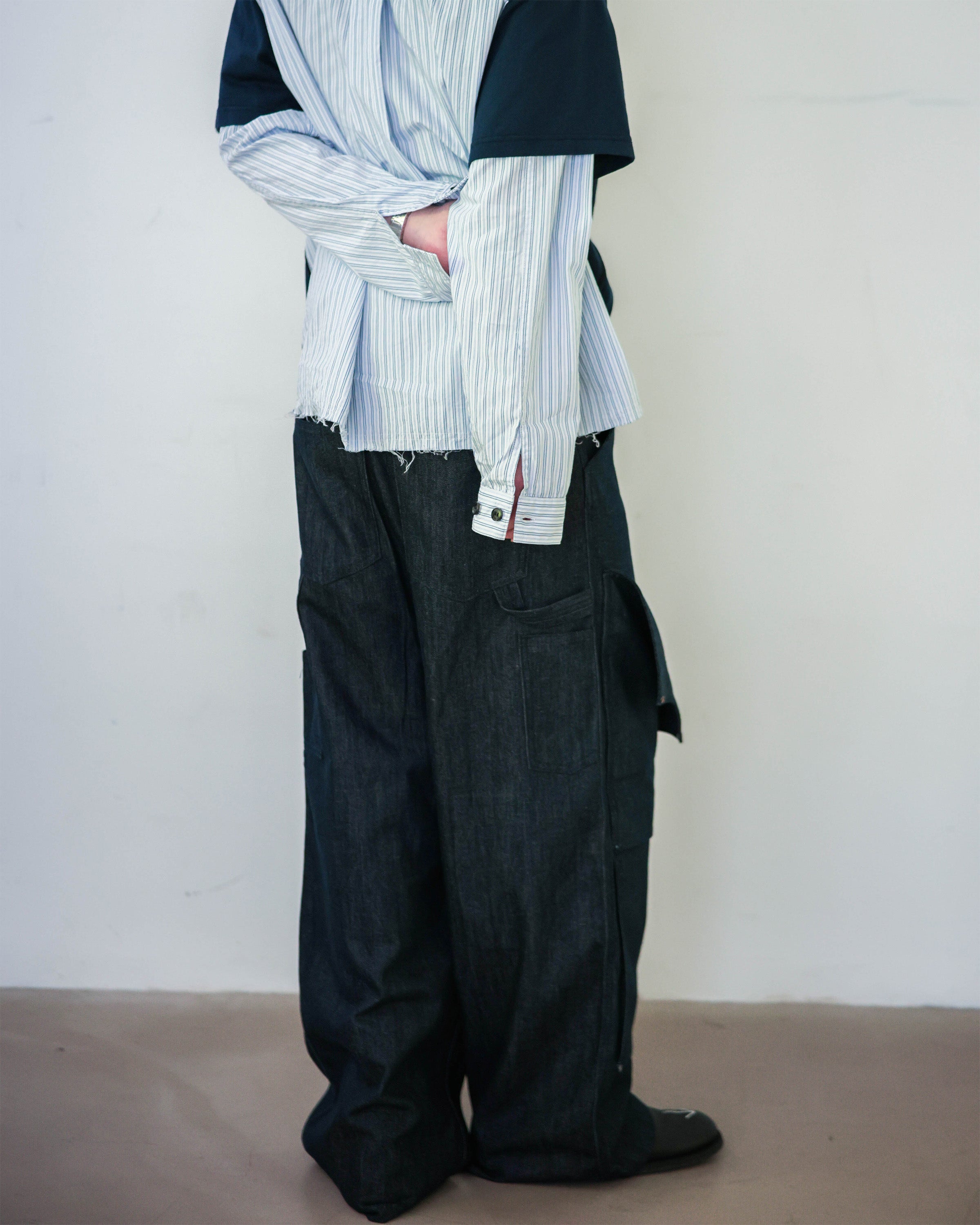 Double-Knee Functional Painter Pants - Denim Navy – LAKH