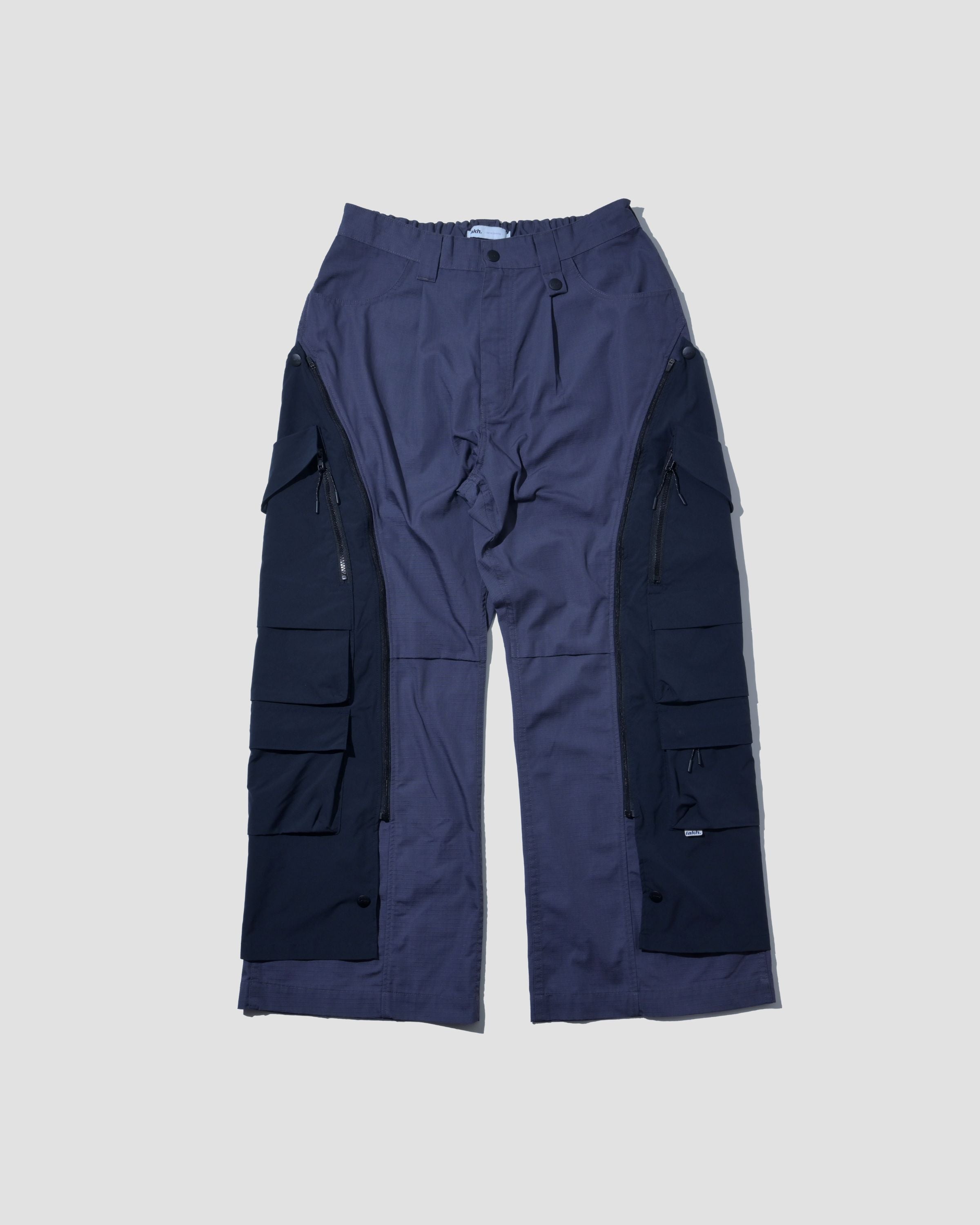 Detachable Ten Pockets Cargo Pants - Grey