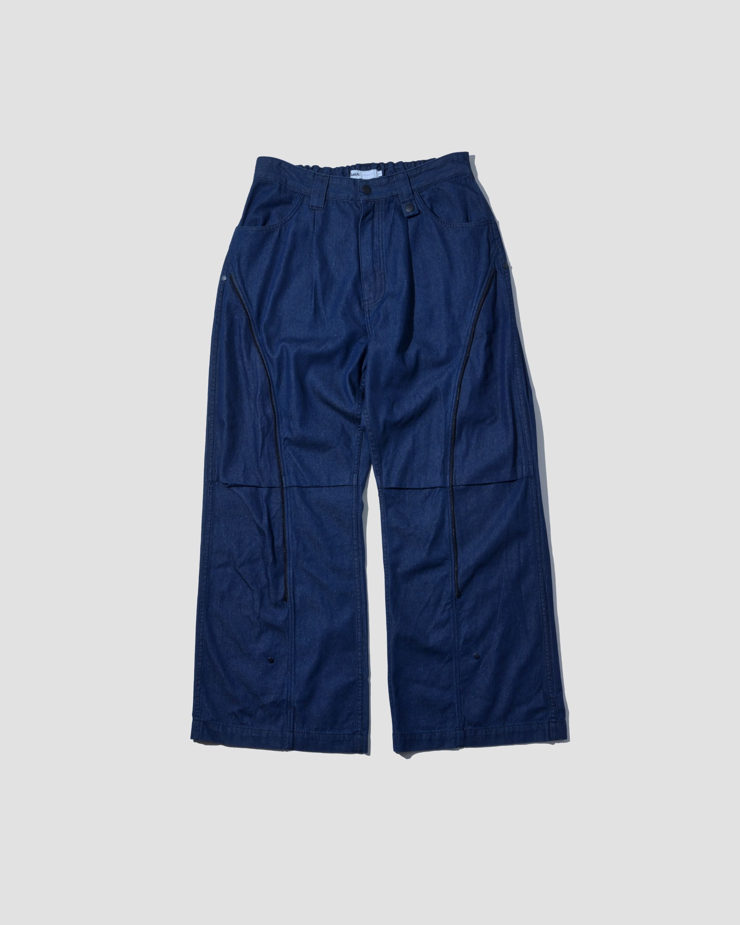 Detachable Ten Pockets Cargo Pants - Denim Navy