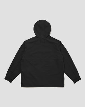 Detachable Sleeve Anorak Jacket - Black