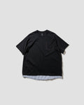Distressed Layered Tee - Grey