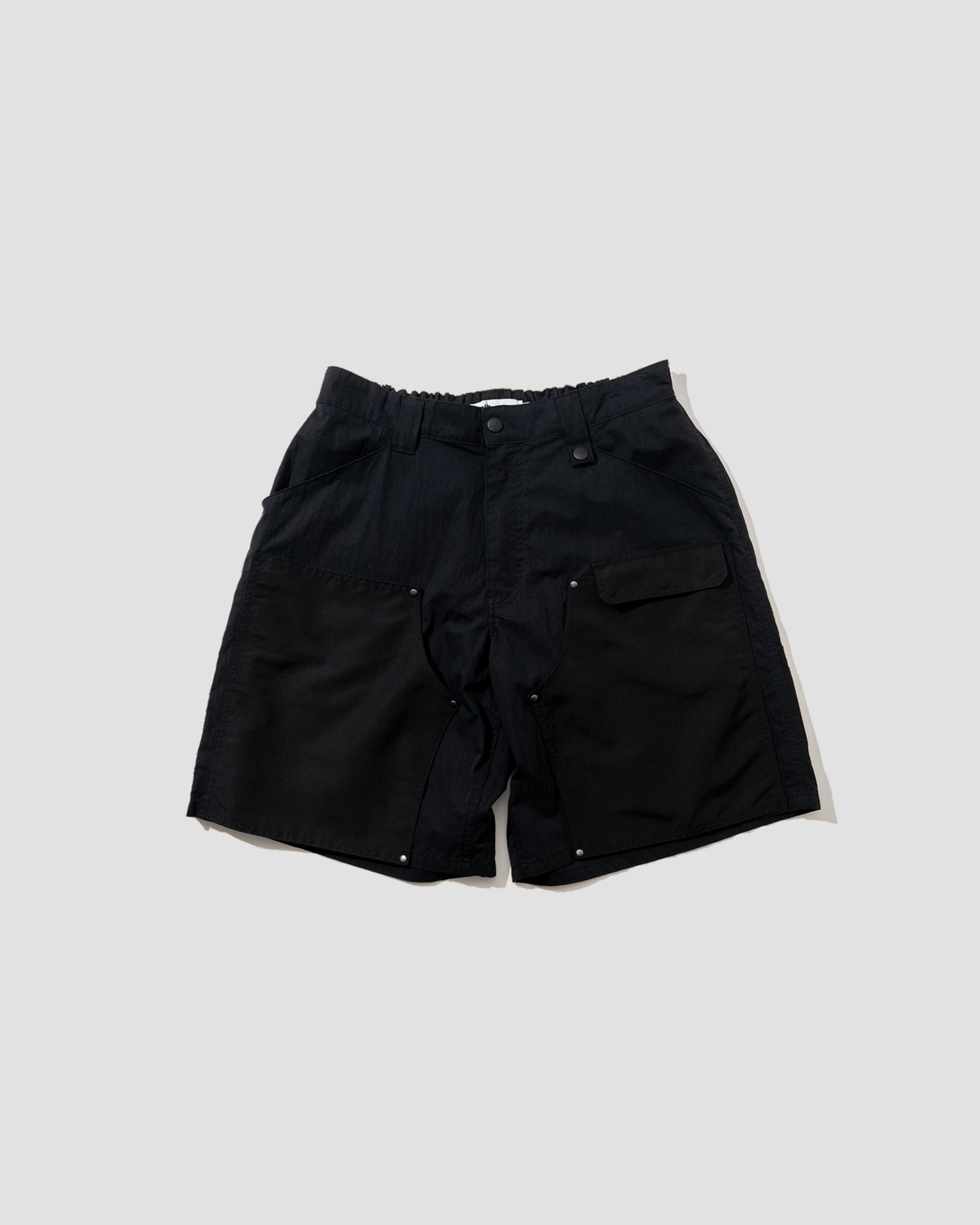 Double-Knee Functional Painter Shorts - Black – LAKH