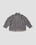 Double-way Detachable Vest Jacket - Khaki