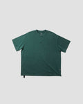 Enzyme Stone Washed  Logo Tee - Green