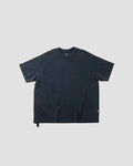 Enzyme Stone Washed  Logo Tee - Navy