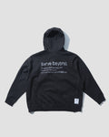 Essential Slanted Zip-Up Hoodie - Charcoal