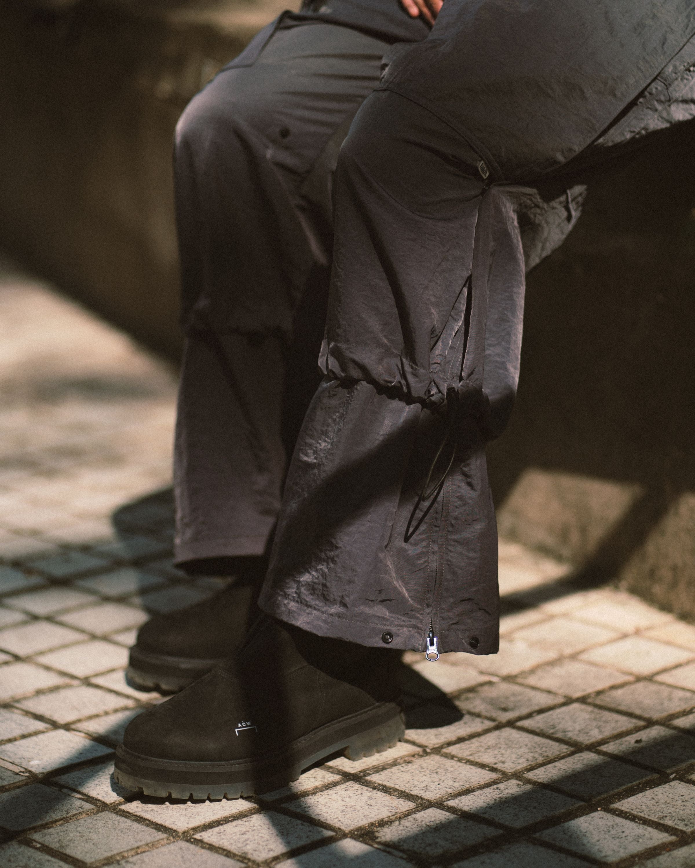 Reformed Heli-Crew Flared Pants - Black