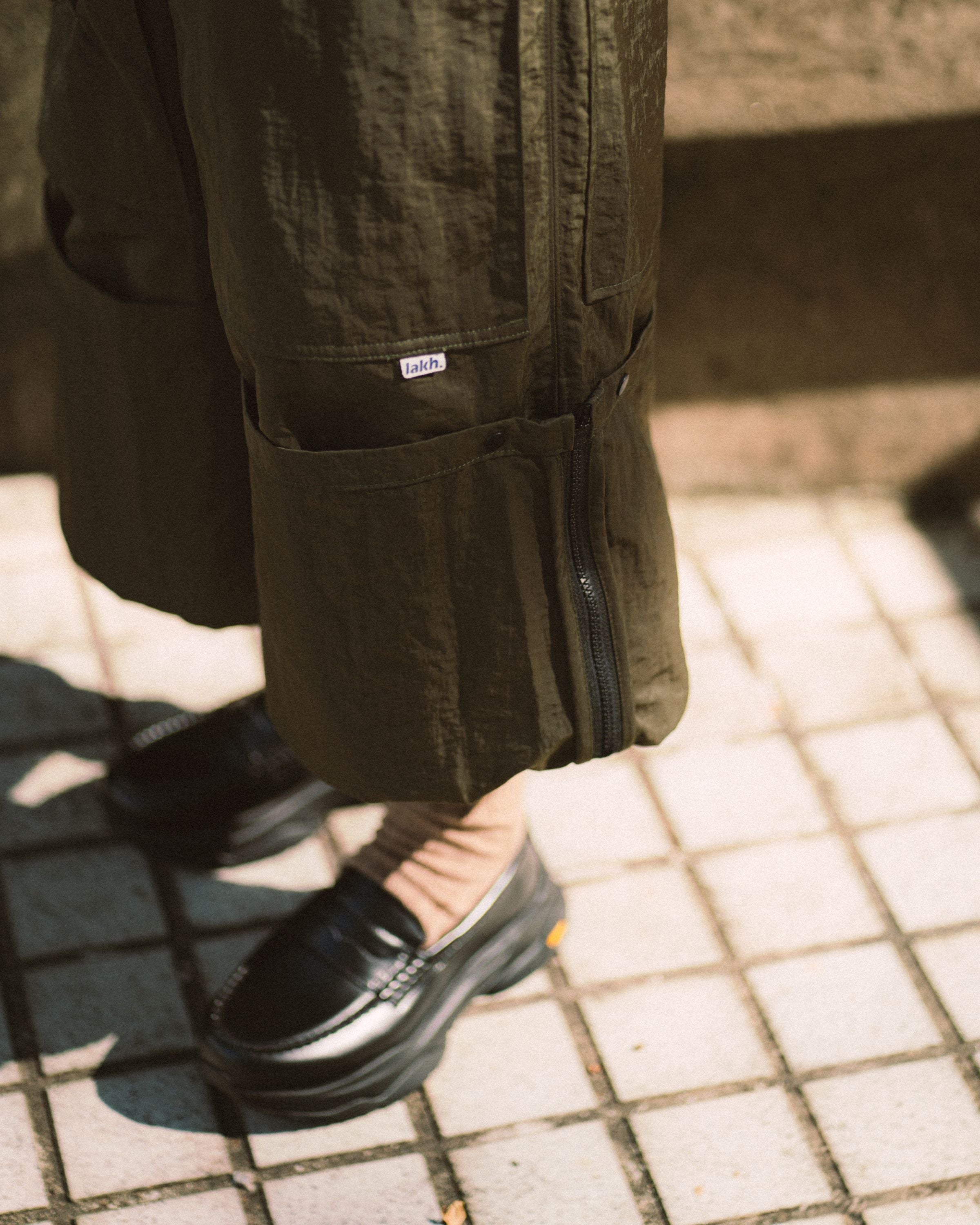 Reformed Heli-Crew Flared Pants - Olive