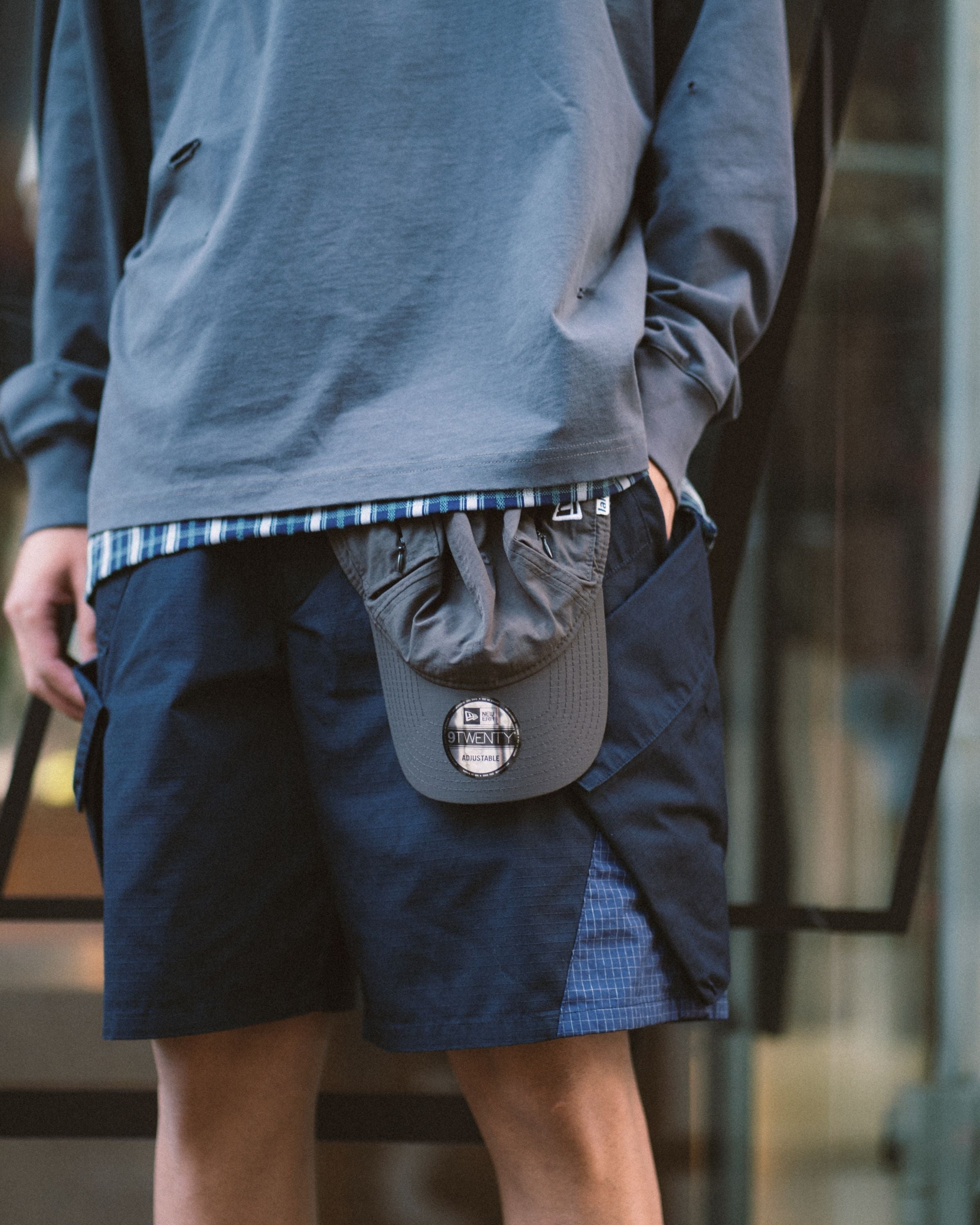 Big Pocket In Pockets Ripstop Cargo Shorts - Black