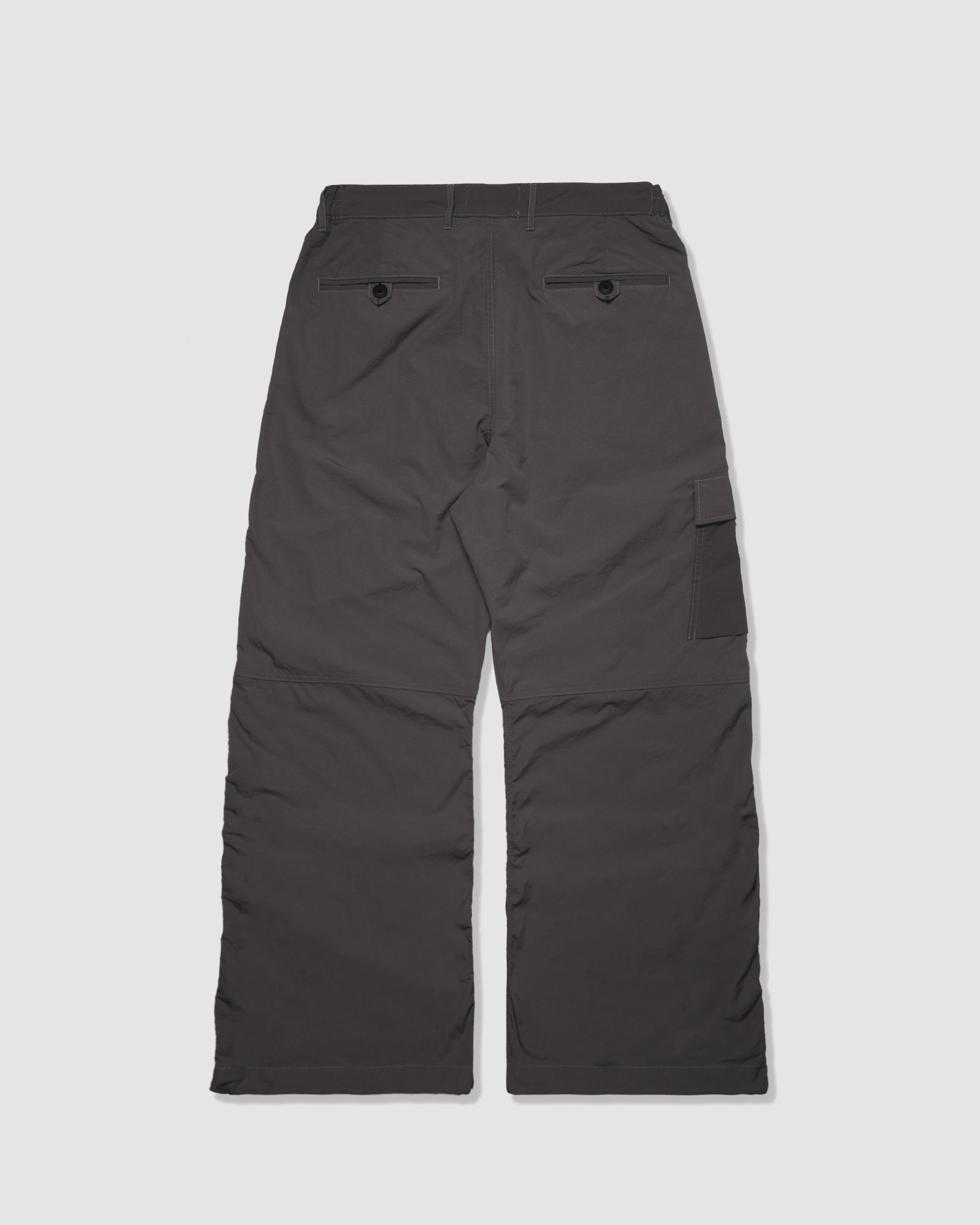 Flared Cargo Pants - Brown