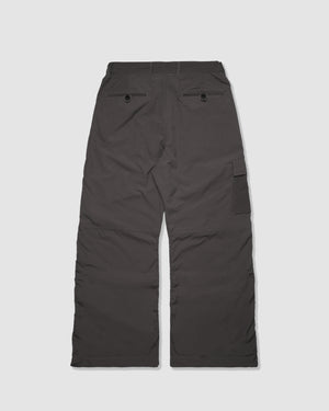 Flared Cargo Pants - Brown