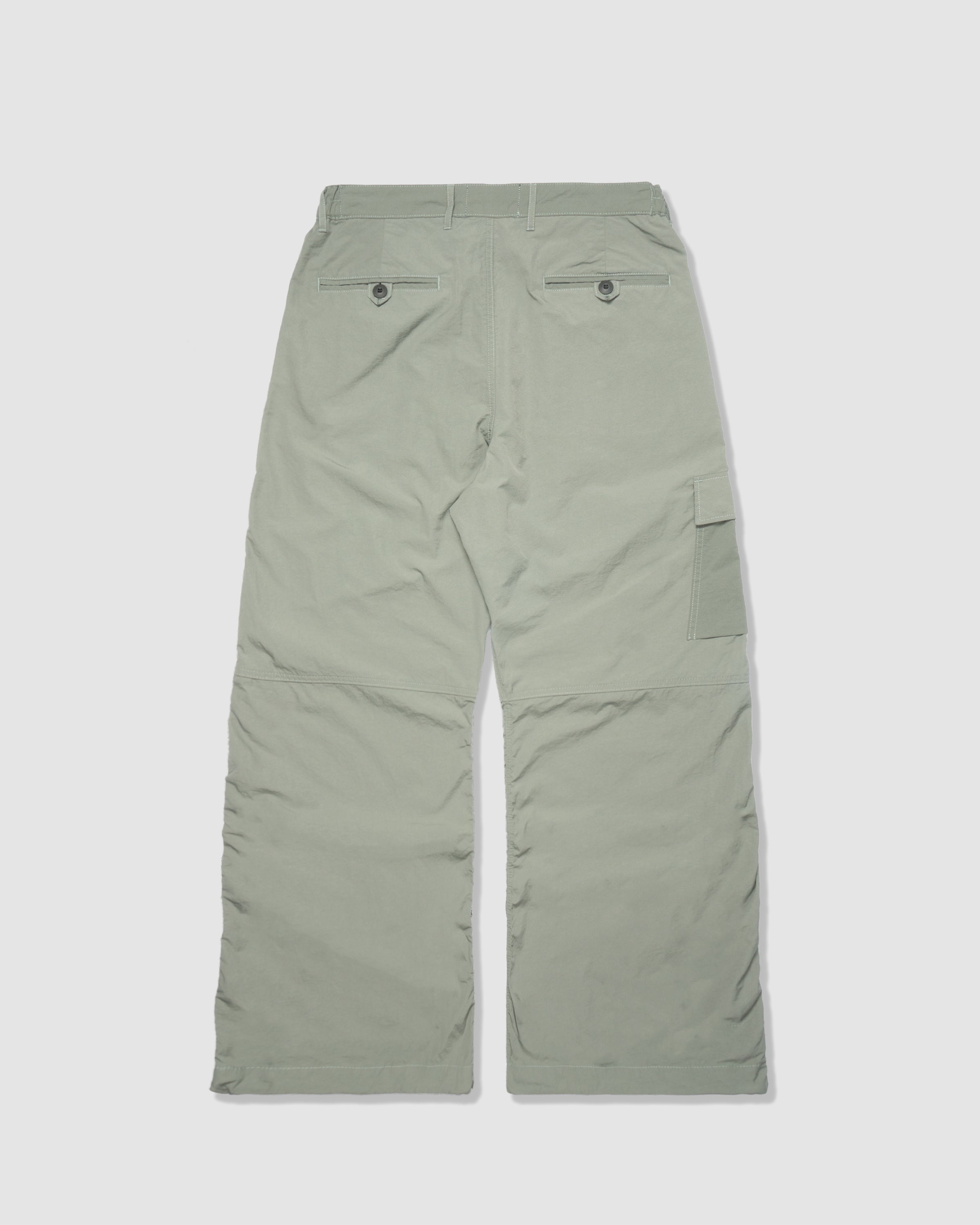 Flared Cargo Pants - Grey