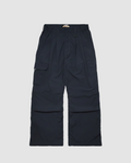 Flared Cargo Pants - Navy