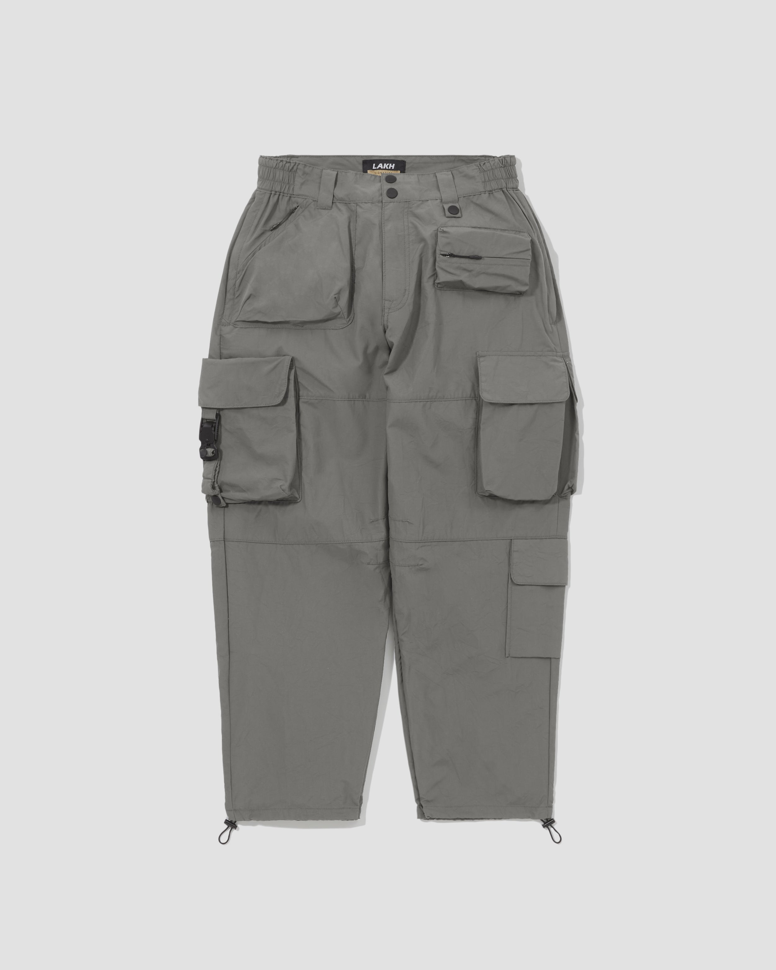 Functional Ten Pockets Cargo Pants - Light Grey – LAKH