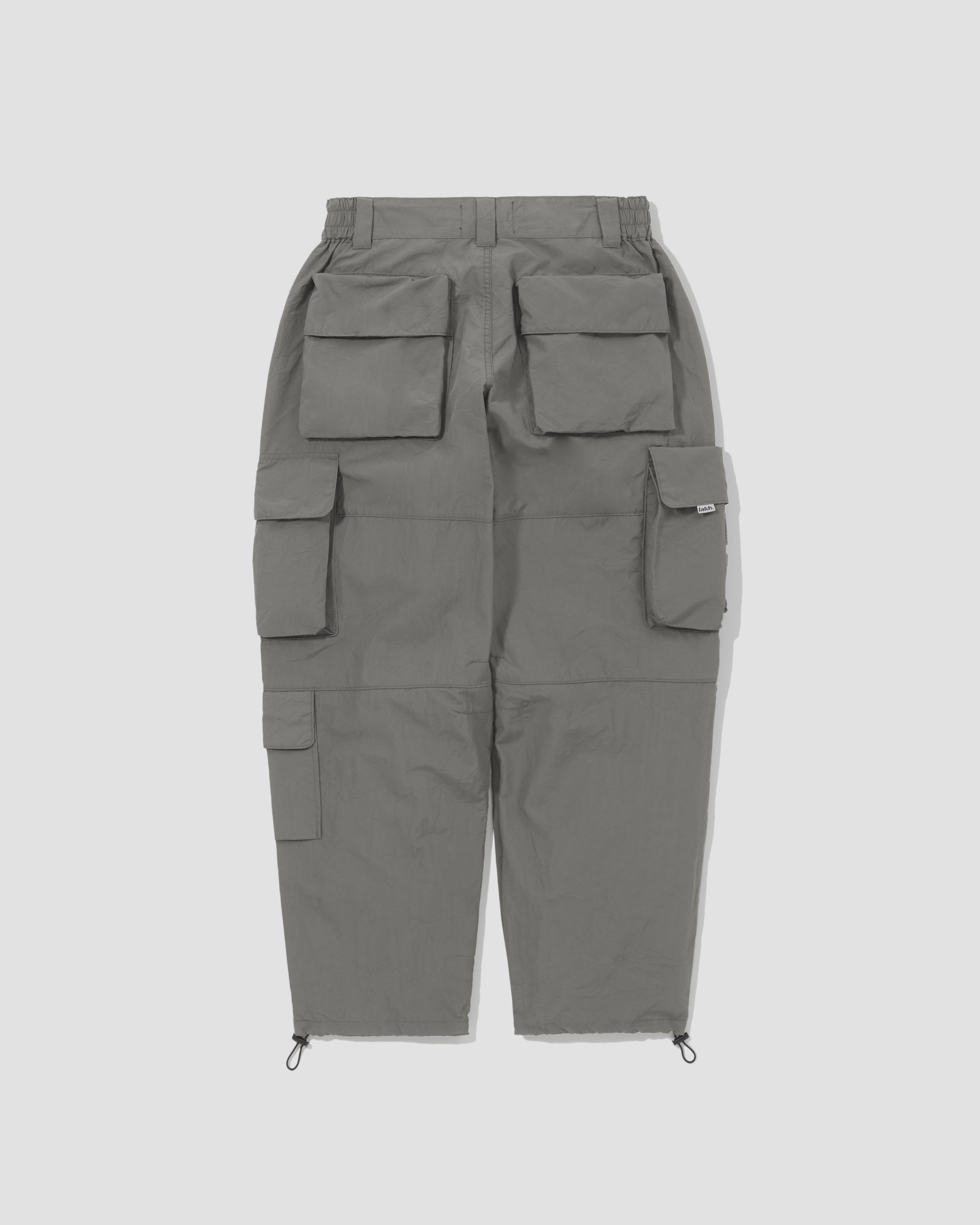 Functional Ten Pockets Cargo Pants - Light Grey