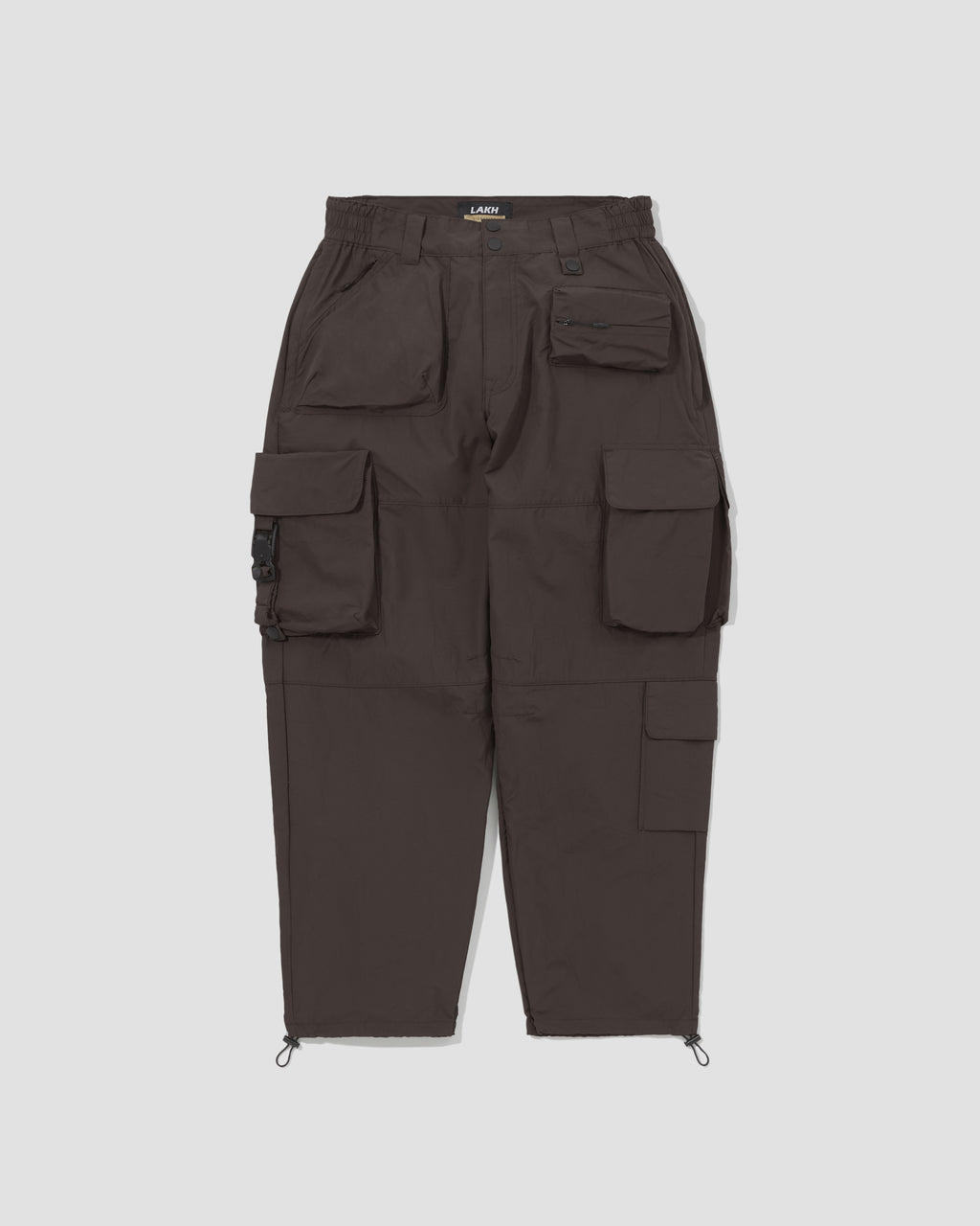 Functional Ten Pockets Cargo Pants - Brown