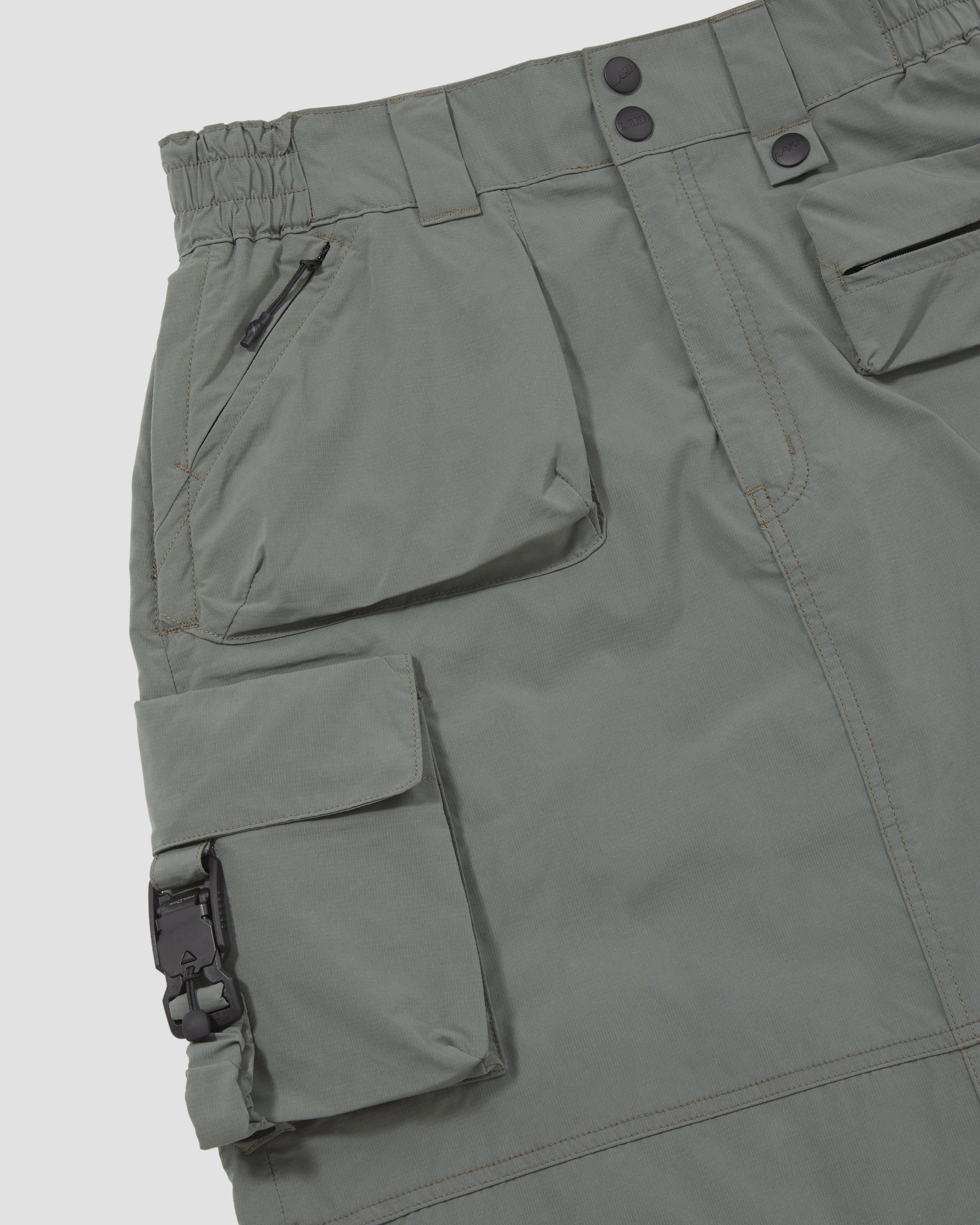 Functional Ten Pockets Skirt - Grey