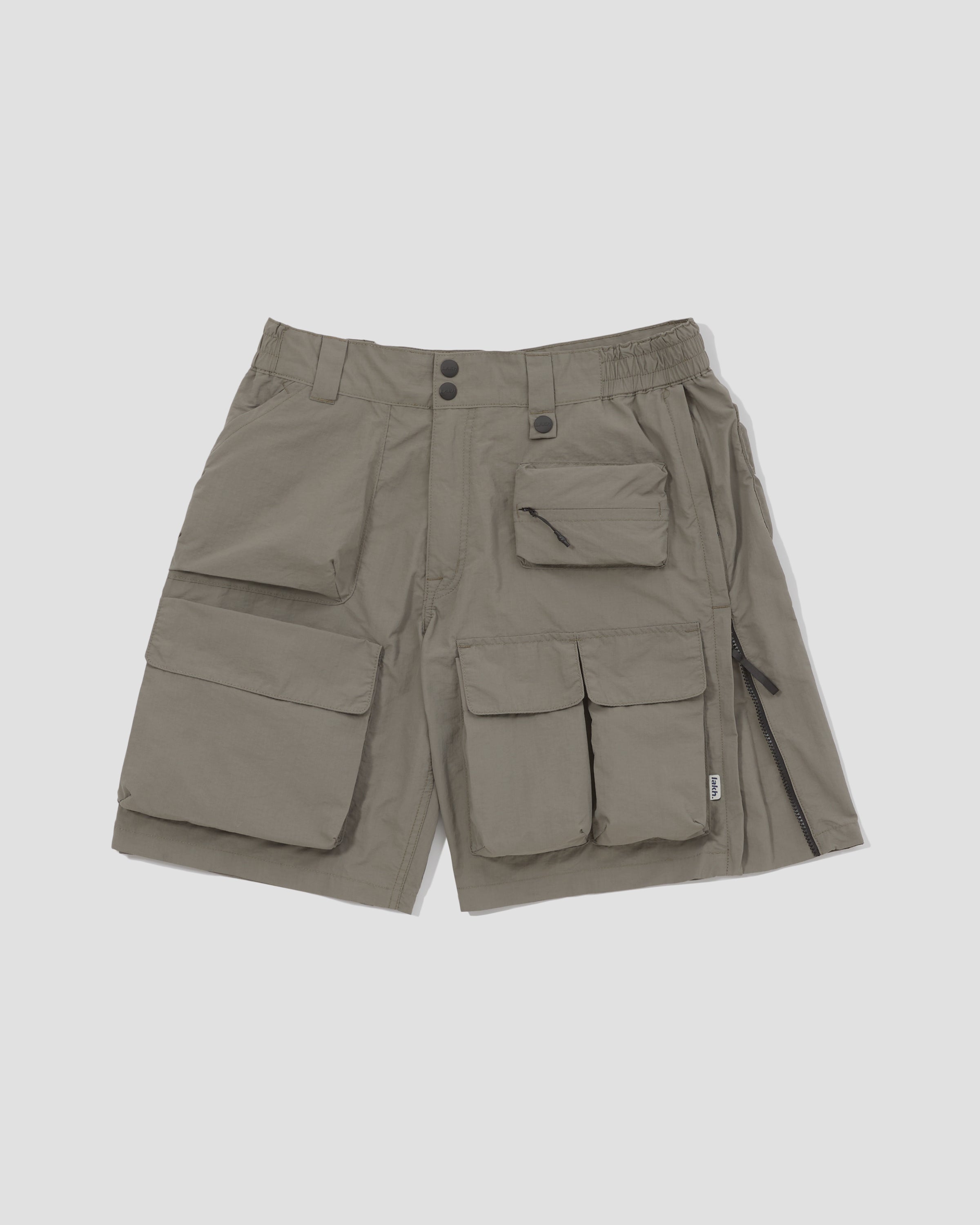 Functional Ten Pockets Cargo Shorts - Steel Blue