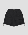 Functional Ten Pockets Cargo Shorts - Black