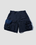 Jenga Ten Pockets Cargo Shorts - Black/Navy