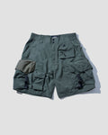 Jenga Ten Pockets Cargo Shorts - Army Green/Olive