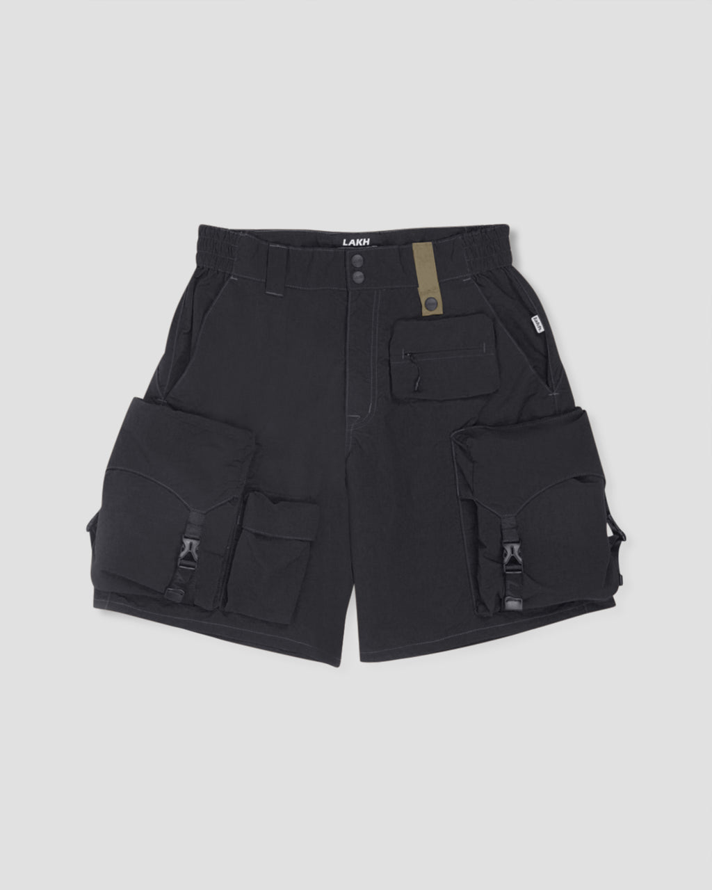 Jenga Ten Pockets Cargo Shorts - Black