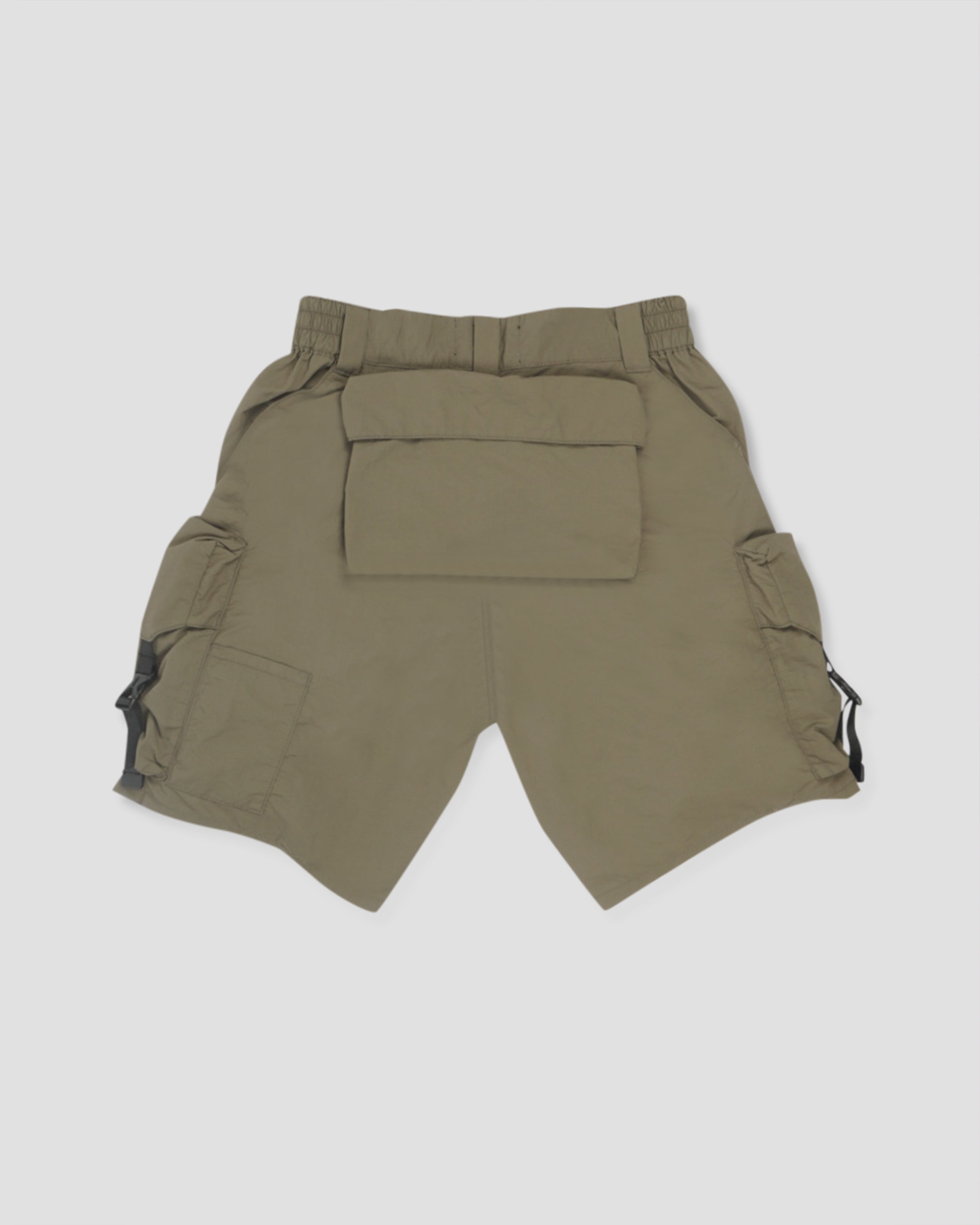 Jenga Ten Pockets Cargo Shorts - Olive