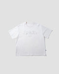 LAKH Embroidery Boxy Tee - Cream