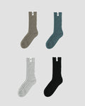 LAKH Heavyweight Plain Socks  (4pcs)