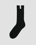 LAKH Heavyweight Plain Socks - Black