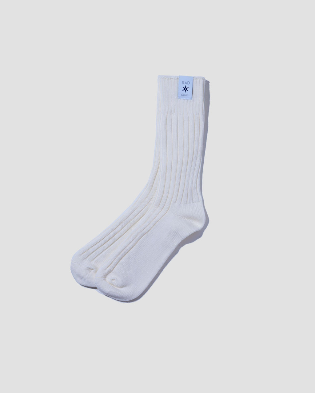 LAKH X RAD Heavyweight Plain Socks - Cream