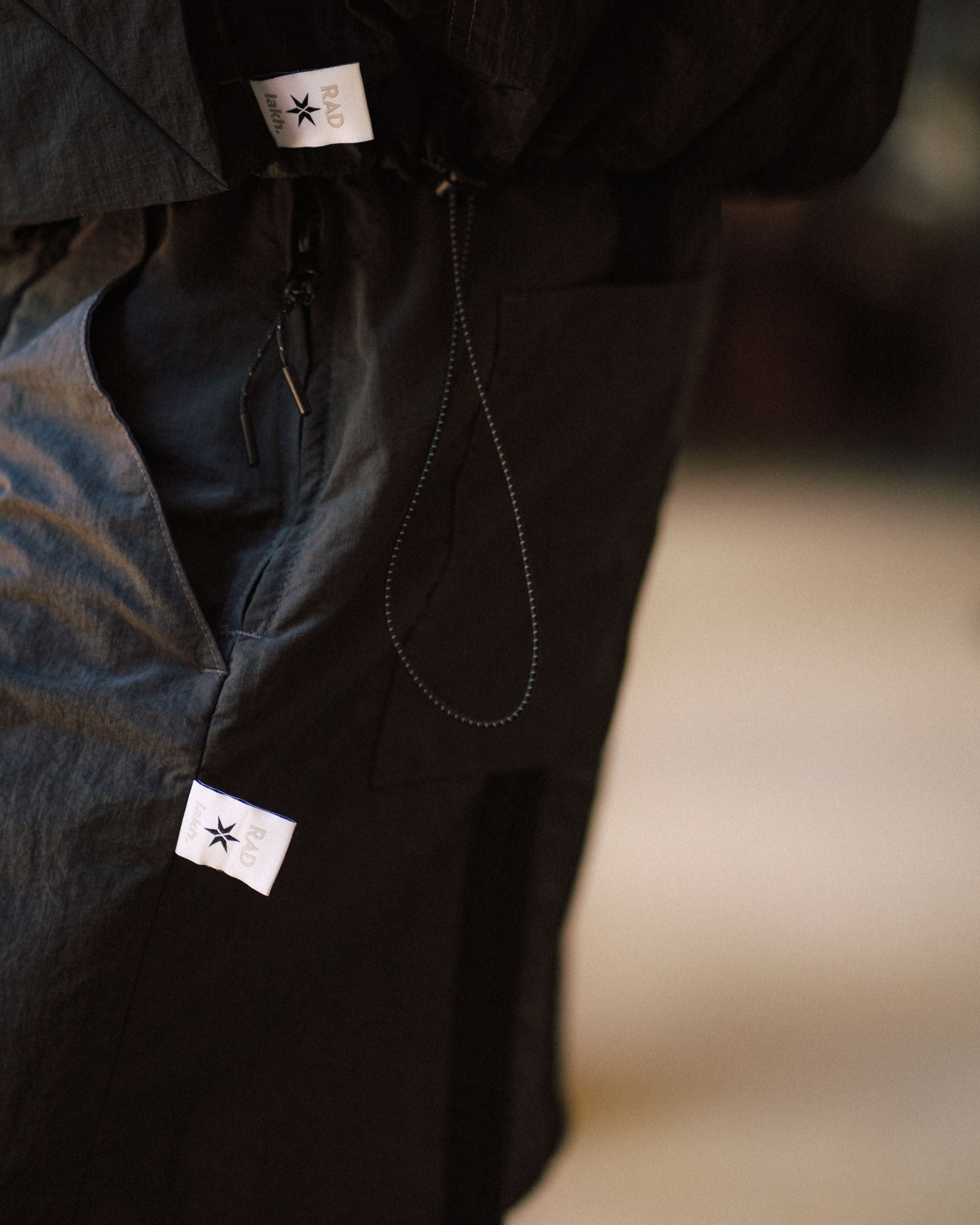 LAKH X RAD Knitting Webbing Chino Shorts - Grey