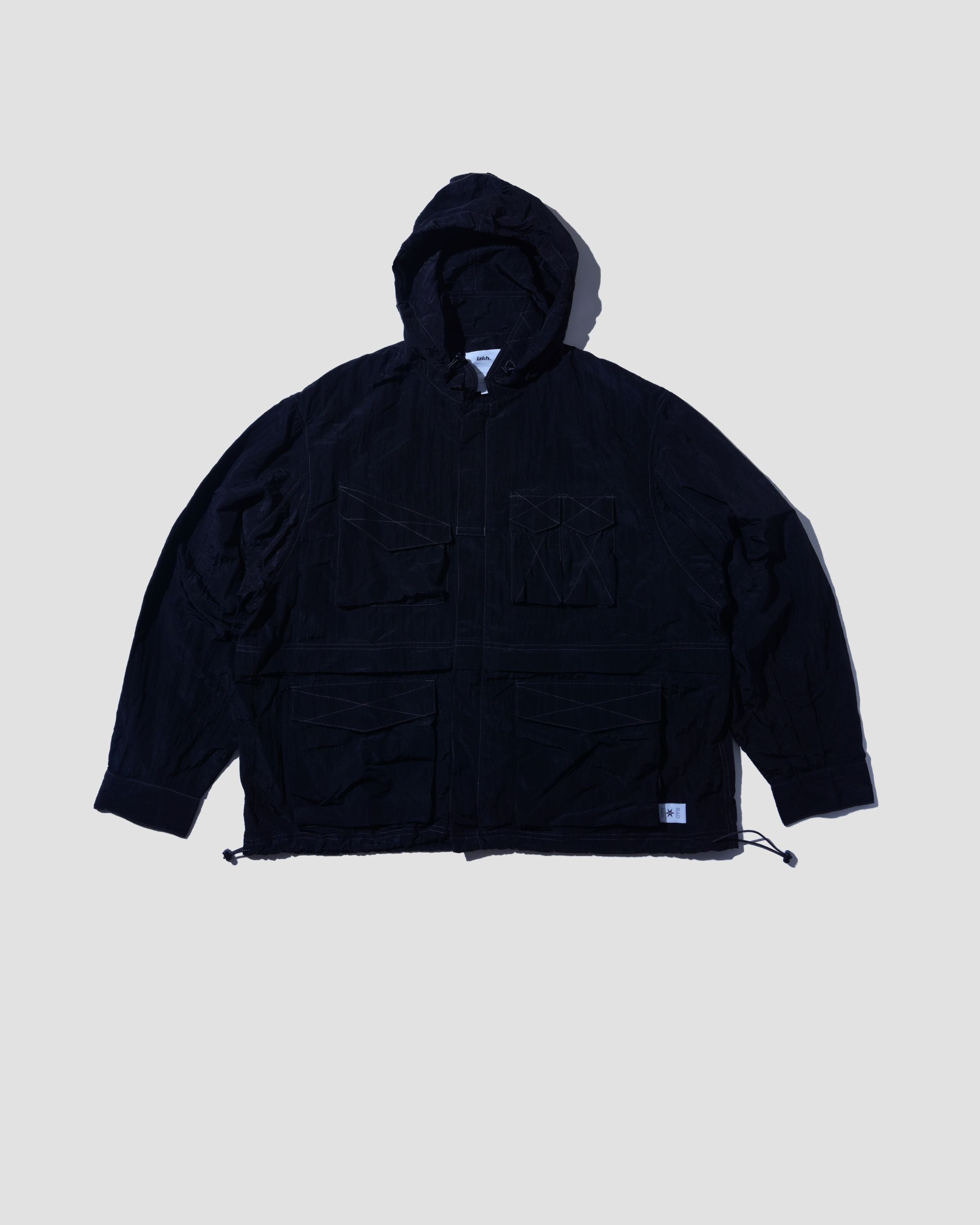 LAKH X RAD Transparent Ripstop Field Jacket - Black