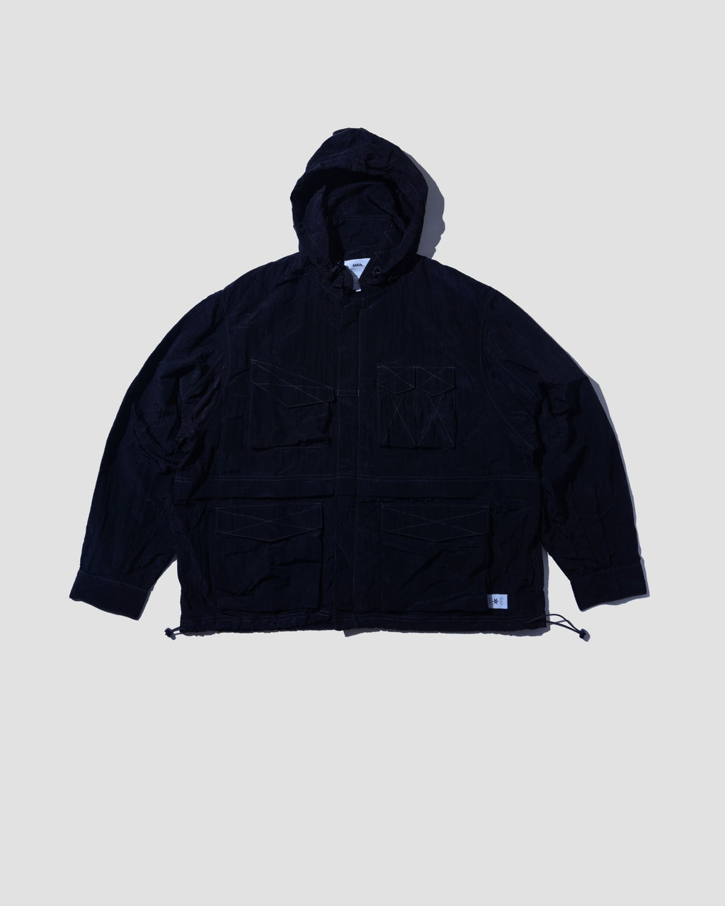 LAKH X RAD Transparent Ripstop Field Jacket - Black