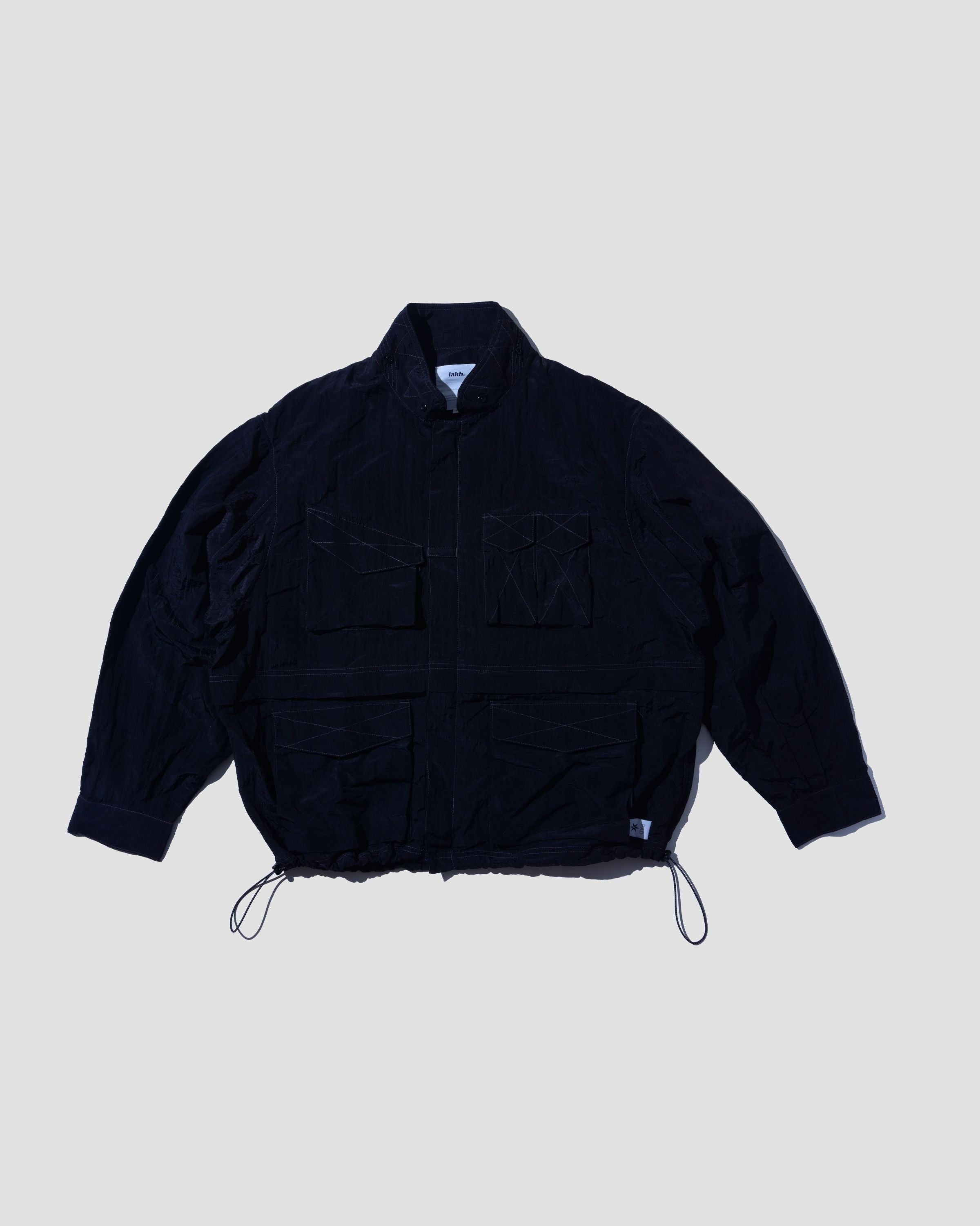 LAKH X RAD Transparent Ripstop Field Jacket - Black