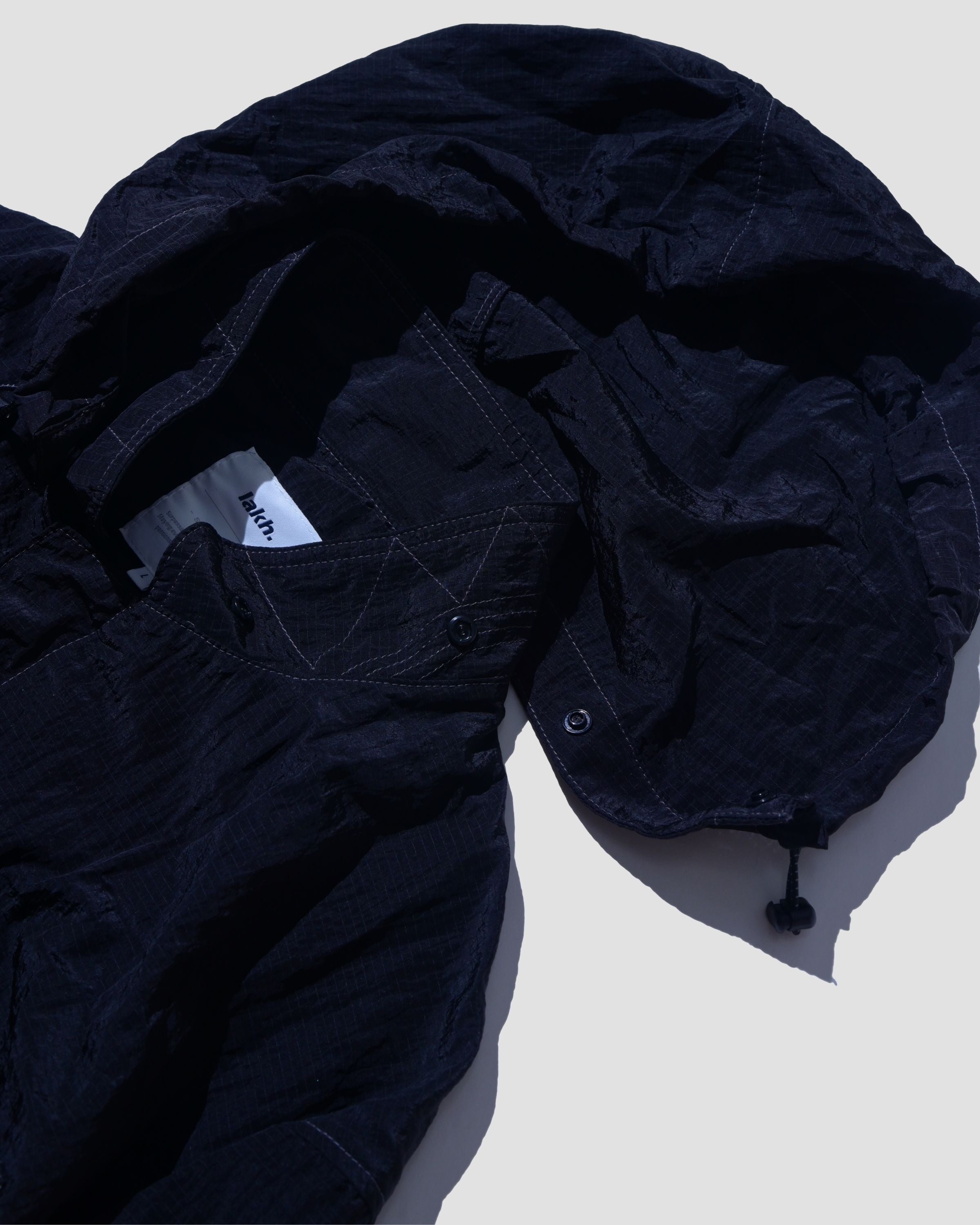 LAKH X RAD Transparent Ripstop Field Jacket - Black