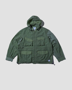 【新品未使用】Nylon Ripstop Field Jacket Ｍ LAKH X RAD Transparent Ripstop Field Jacket - Mist Green