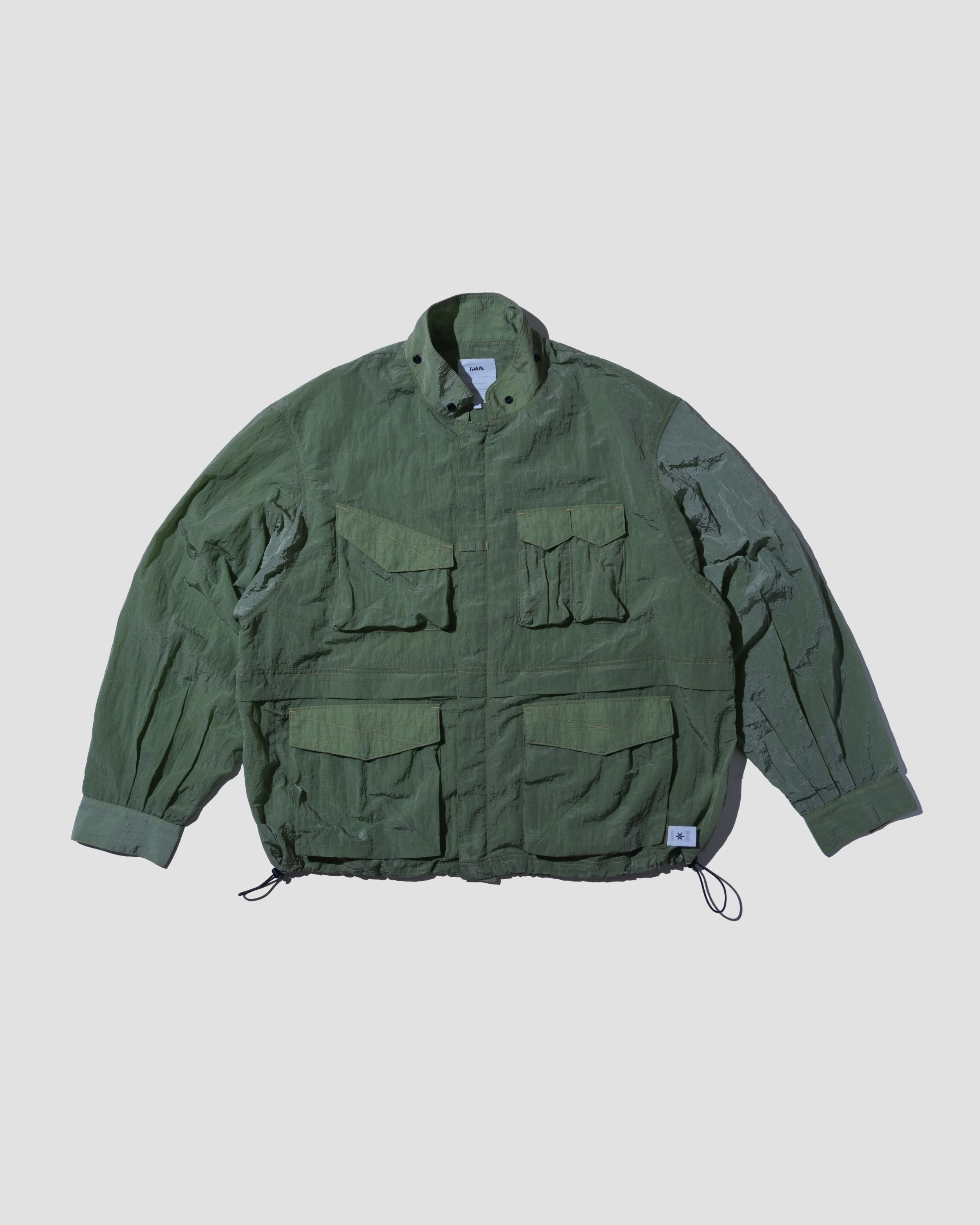 LAKH X RAD Transparent Ripstop Field Jacket - Mist Green
